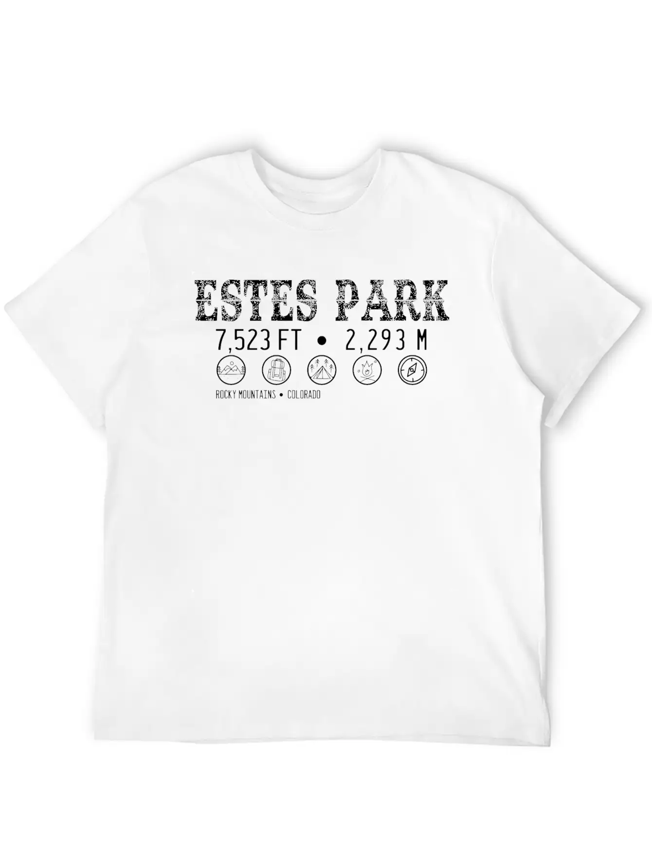 Estes Park Colorado Rocky Mountain National Park Unisex Casual T-Shirt – Clean Design For Daily Comfort