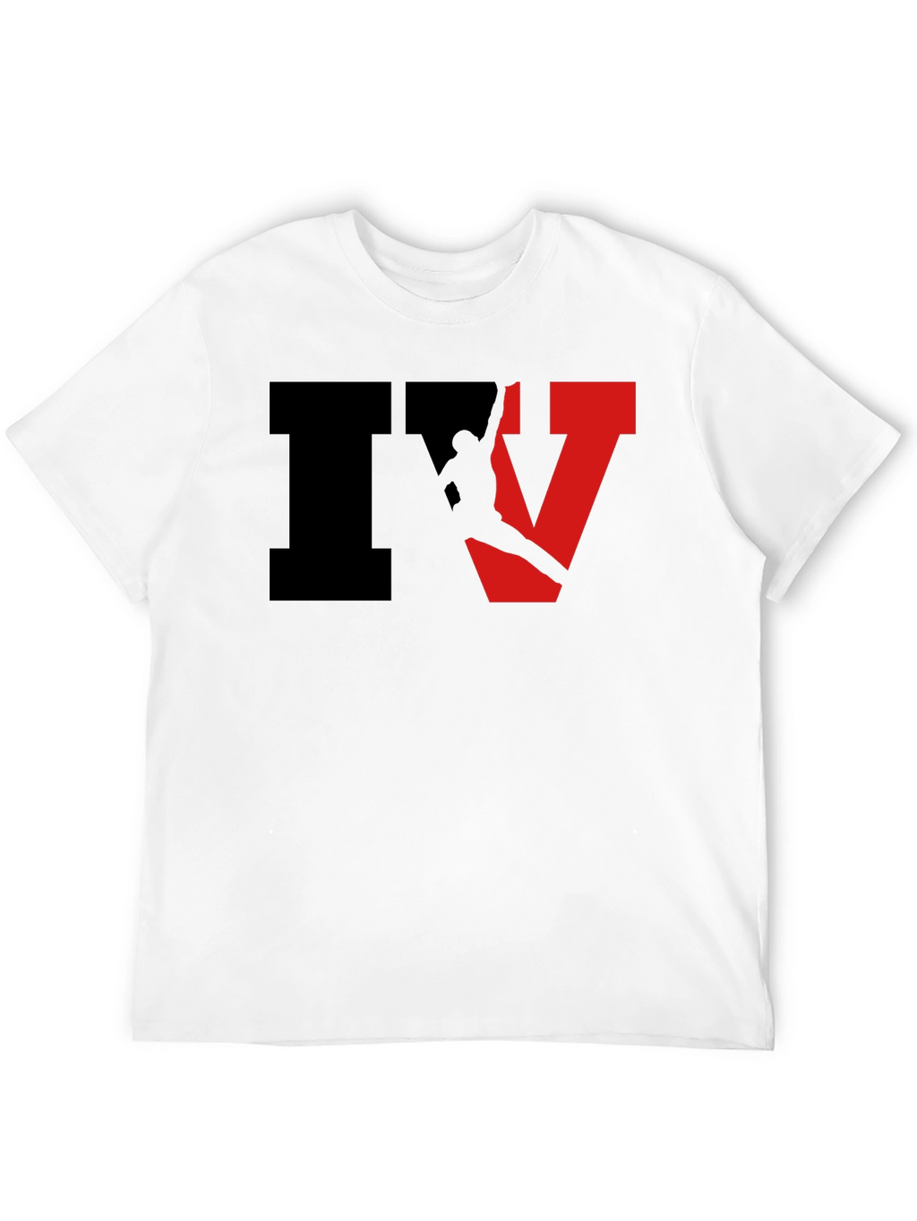 Stylish Black IV Graphic T-Shirt