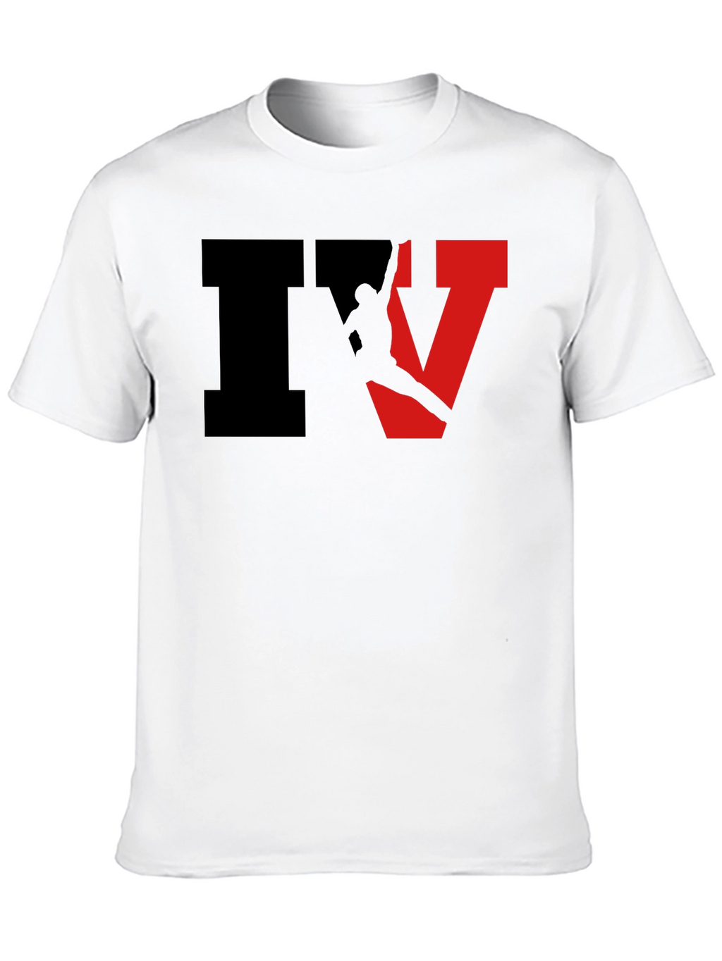 Stylish Black IV Graphic T-Shirt
