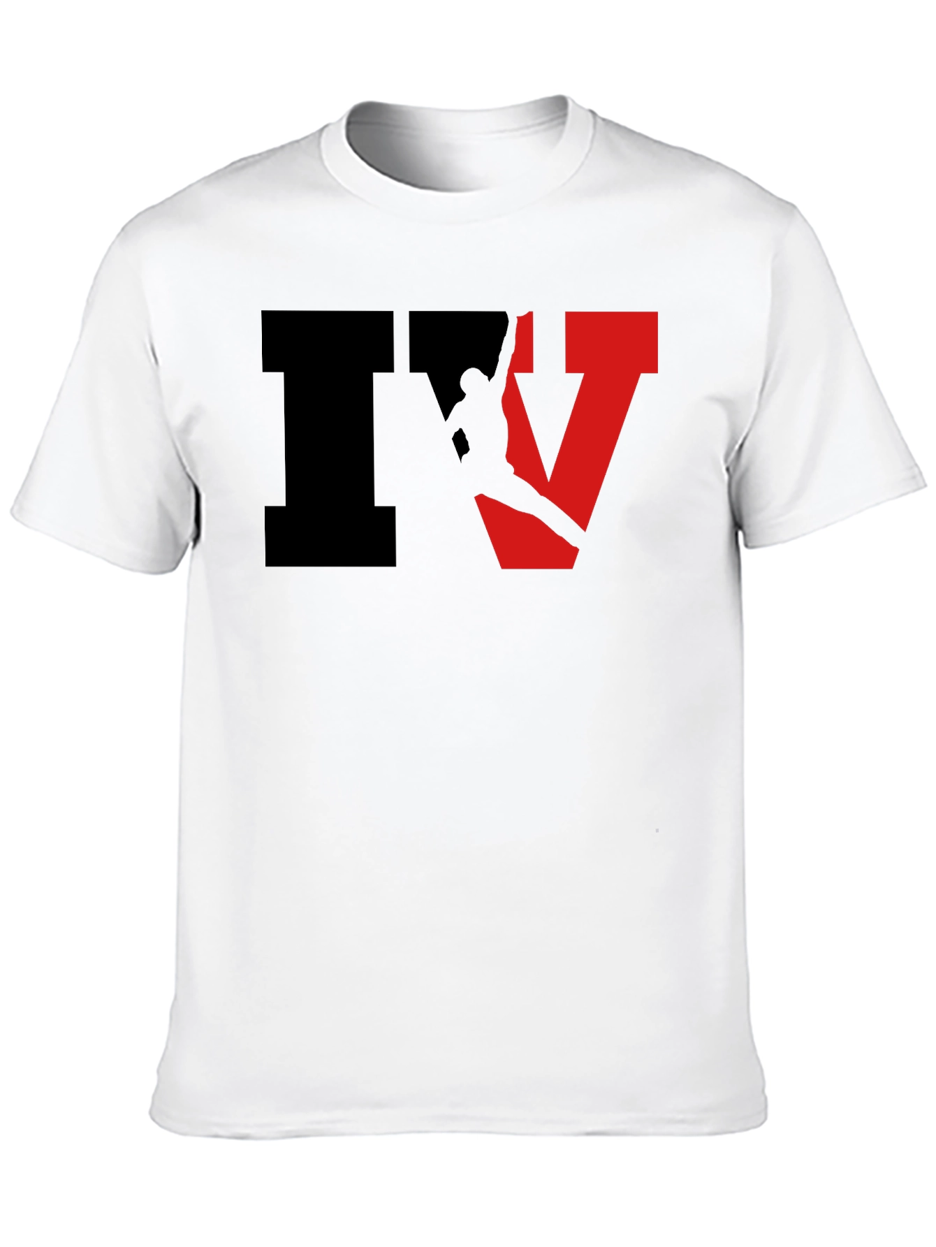 Stylish Black IV Graphic T-Shirt