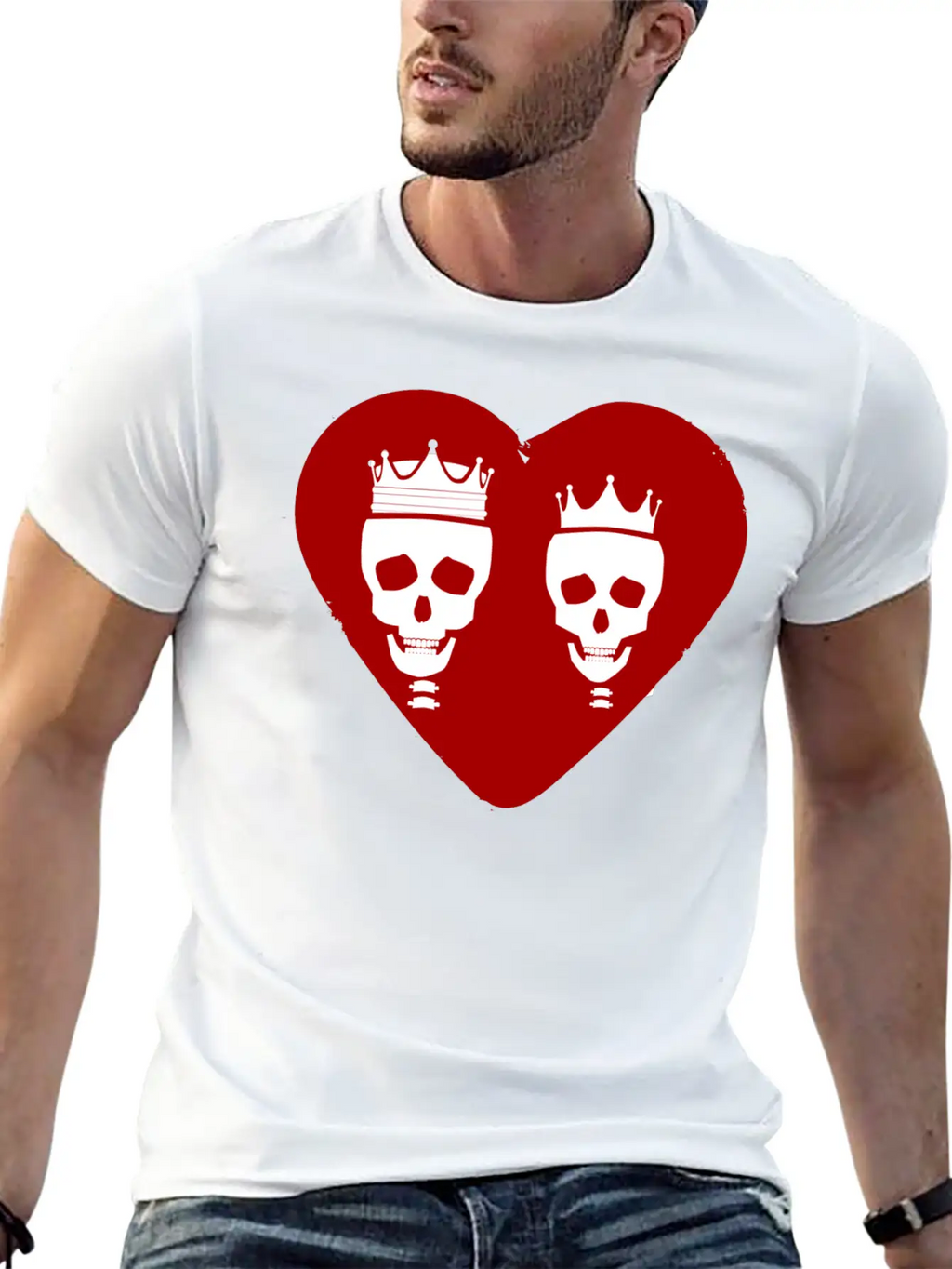 Eternal Love Unisex Short Sleeve Soft Cotton T-Shirt – Casual Everyday Wear