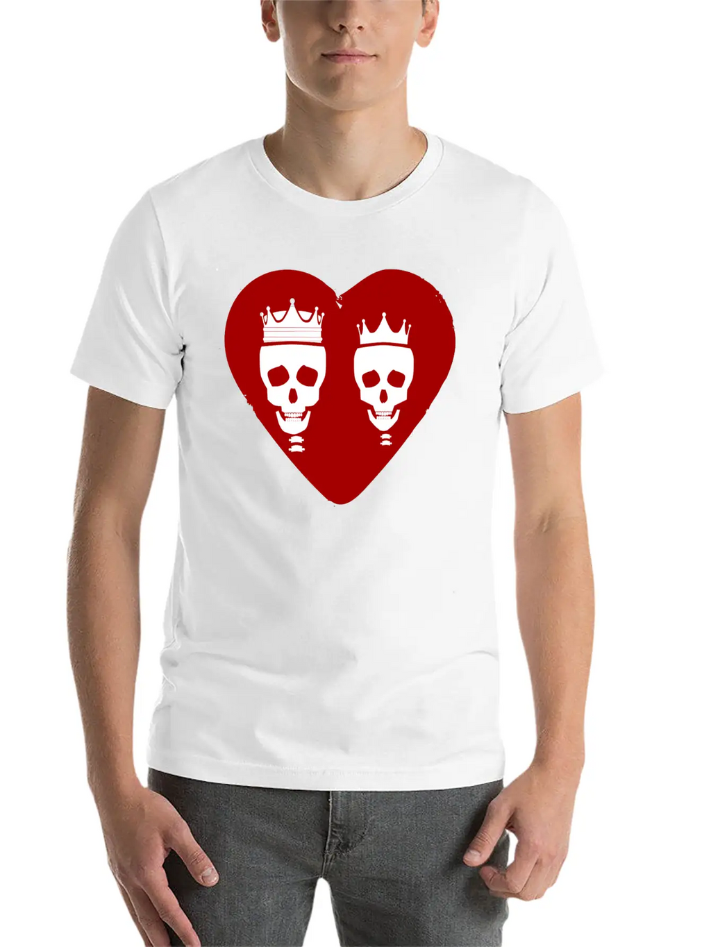 Eternal Love Unisex Short Sleeve Soft Cotton T-Shirt – Casual Everyday Wear