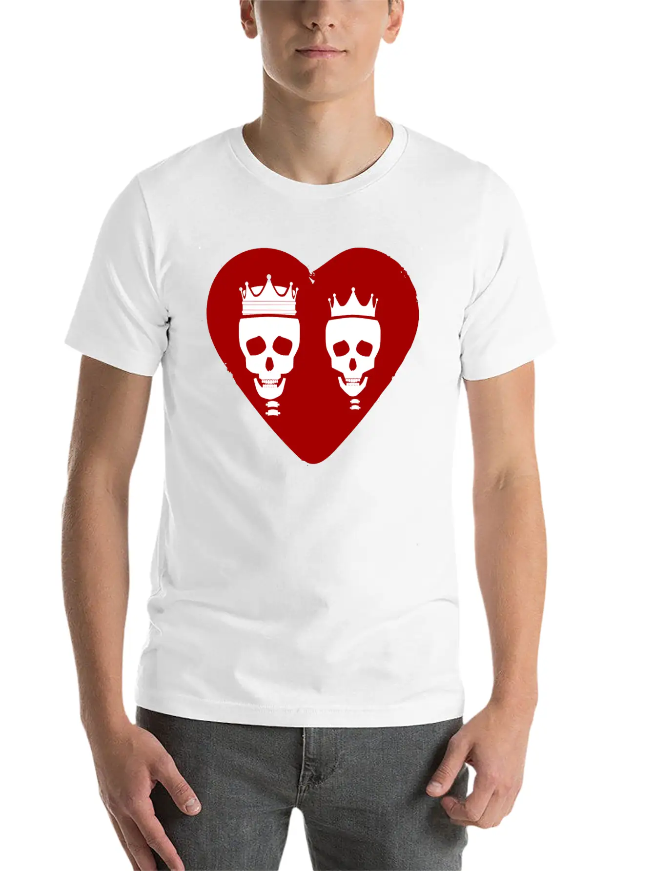 Eternal Love Unisex Short Sleeve Soft Cotton T-Shirt – Casual Everyday Wear