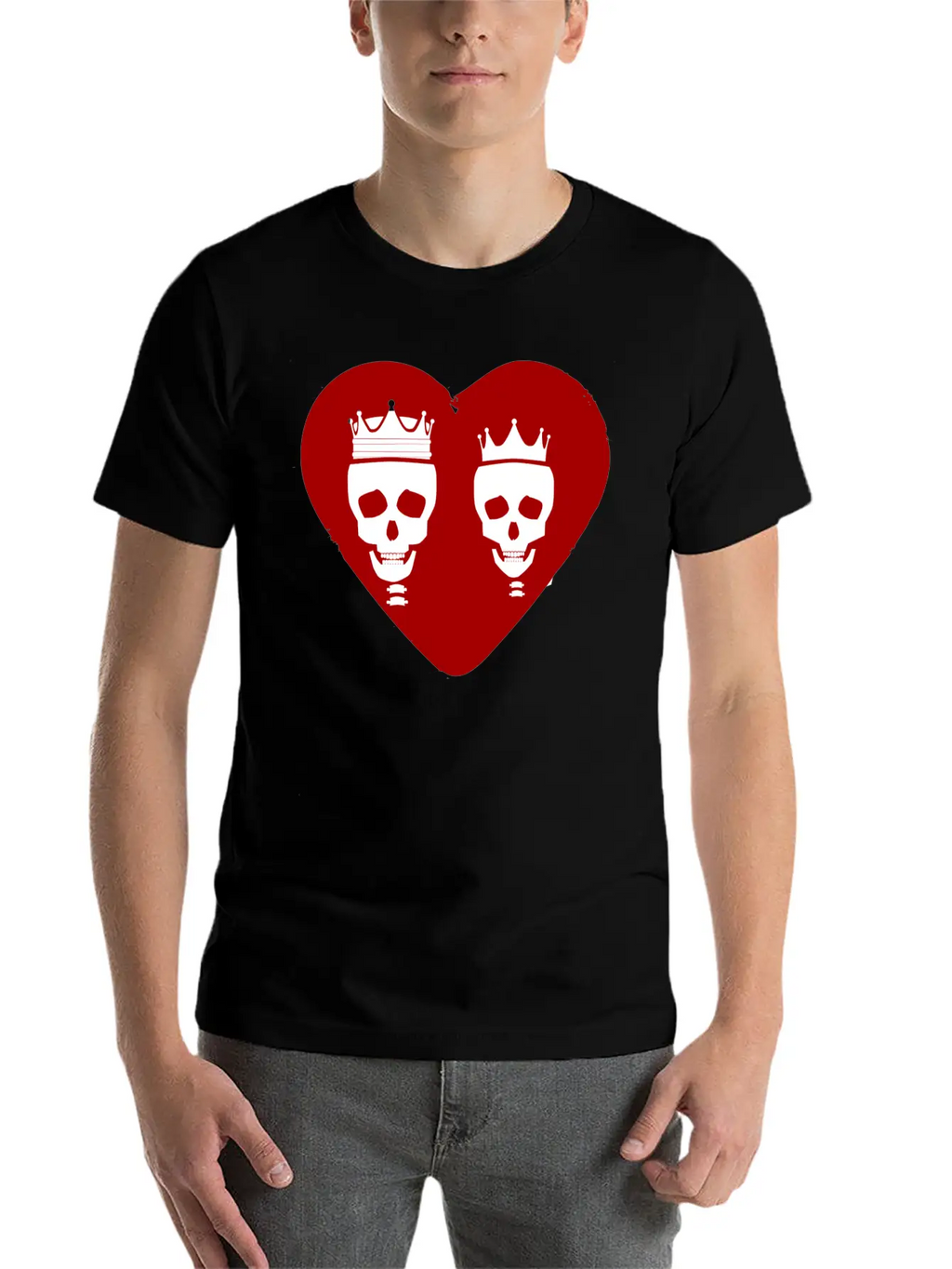 Eternal Love Unisex Short Sleeve Soft Cotton T-Shirt – Casual Everyday Wear