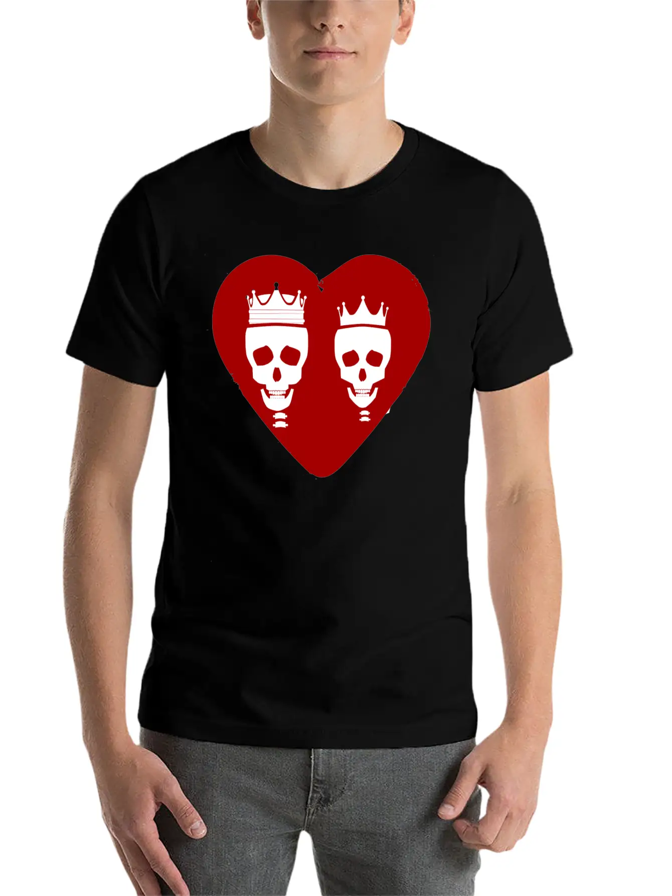 Eternal Love Unisex Short Sleeve Soft Cotton T-Shirt – Casual Everyday Wear