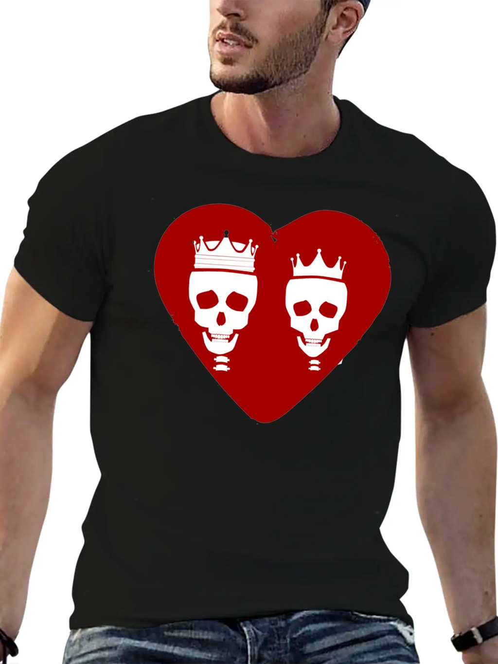 Eternal Love Unisex Short Sleeve Soft Cotton T-Shirt – Casual Everyday Wear