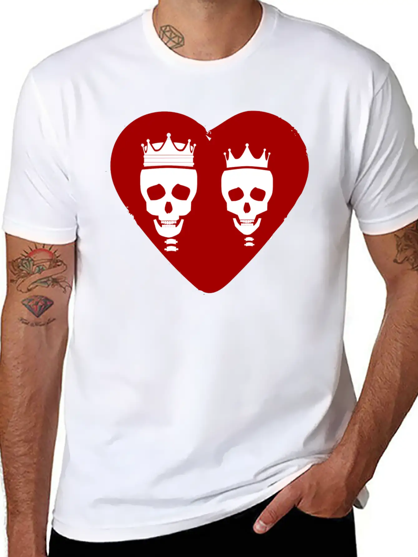 Eternal Love Unisex Short Sleeve Soft Cotton T-Shirt – Casual Everyday Wear