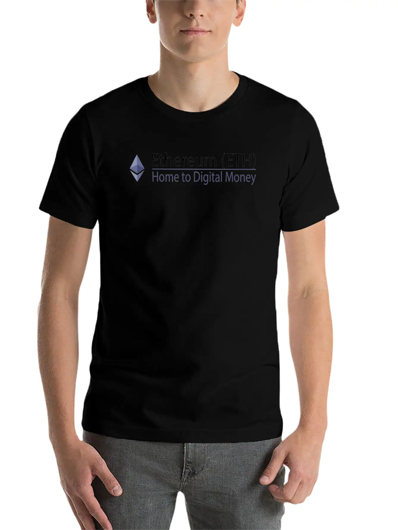 Ethereum Essential Cotton Tee For Daily Outfits – Unisex Style