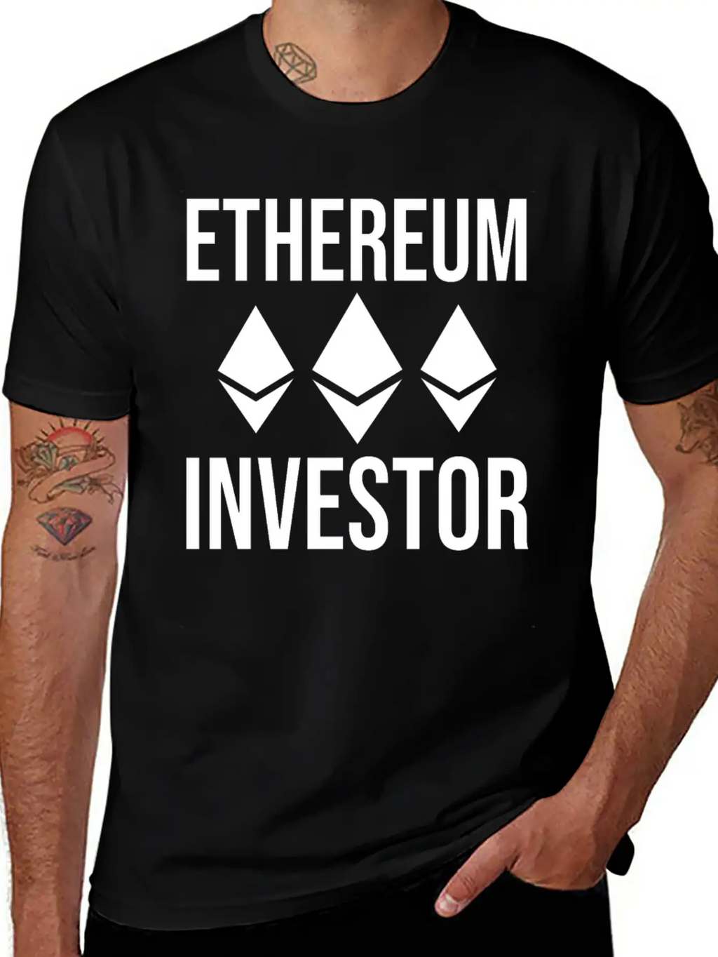 Ethereum ETH HODL Cryptocurrency Essential Cotton Tee For Daily Outfits – Unisex Style