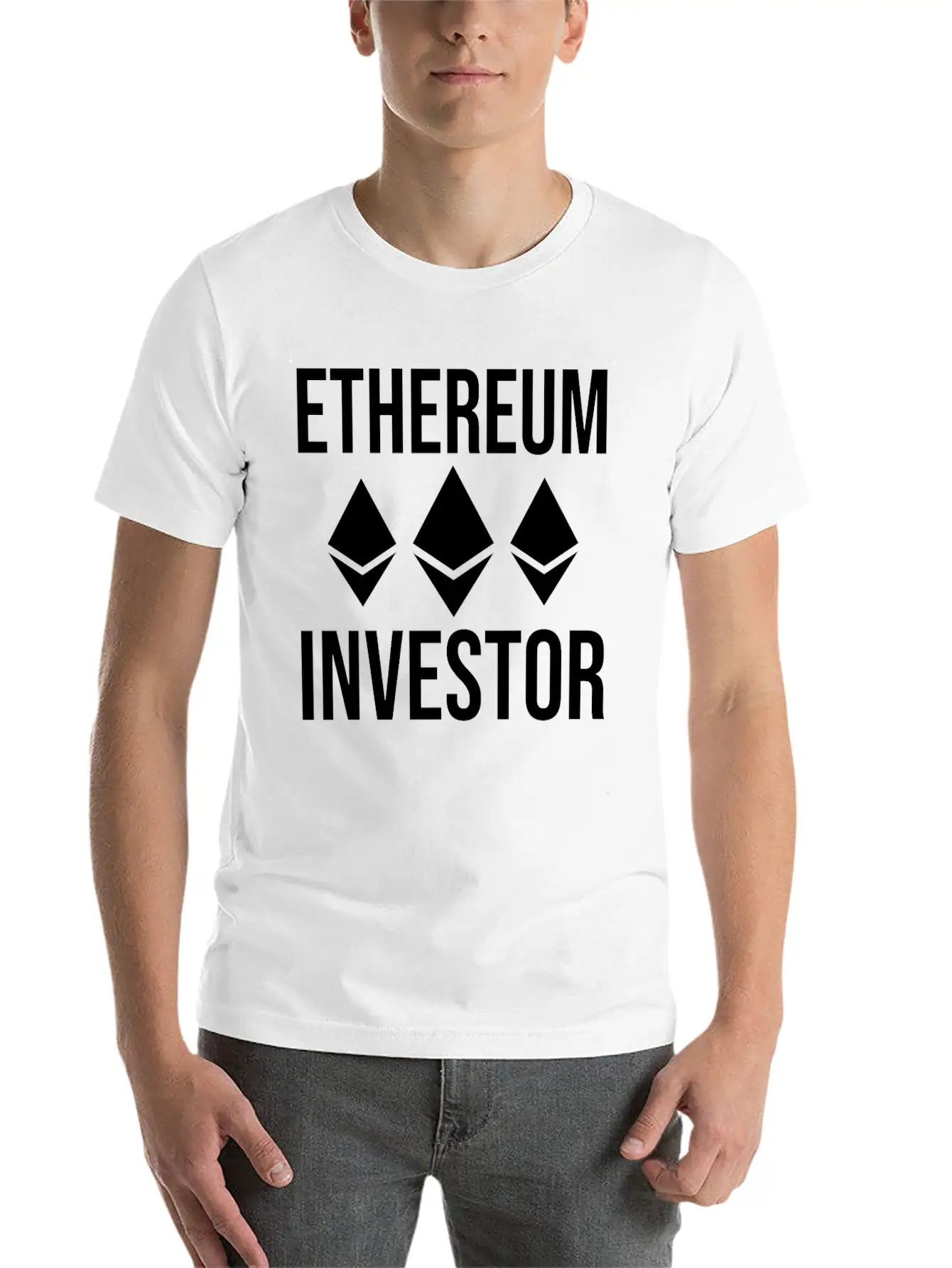 Ethereum ETH HODL Cryptocurrency Essential Cotton Tee For Daily Outfits – Unisex Style