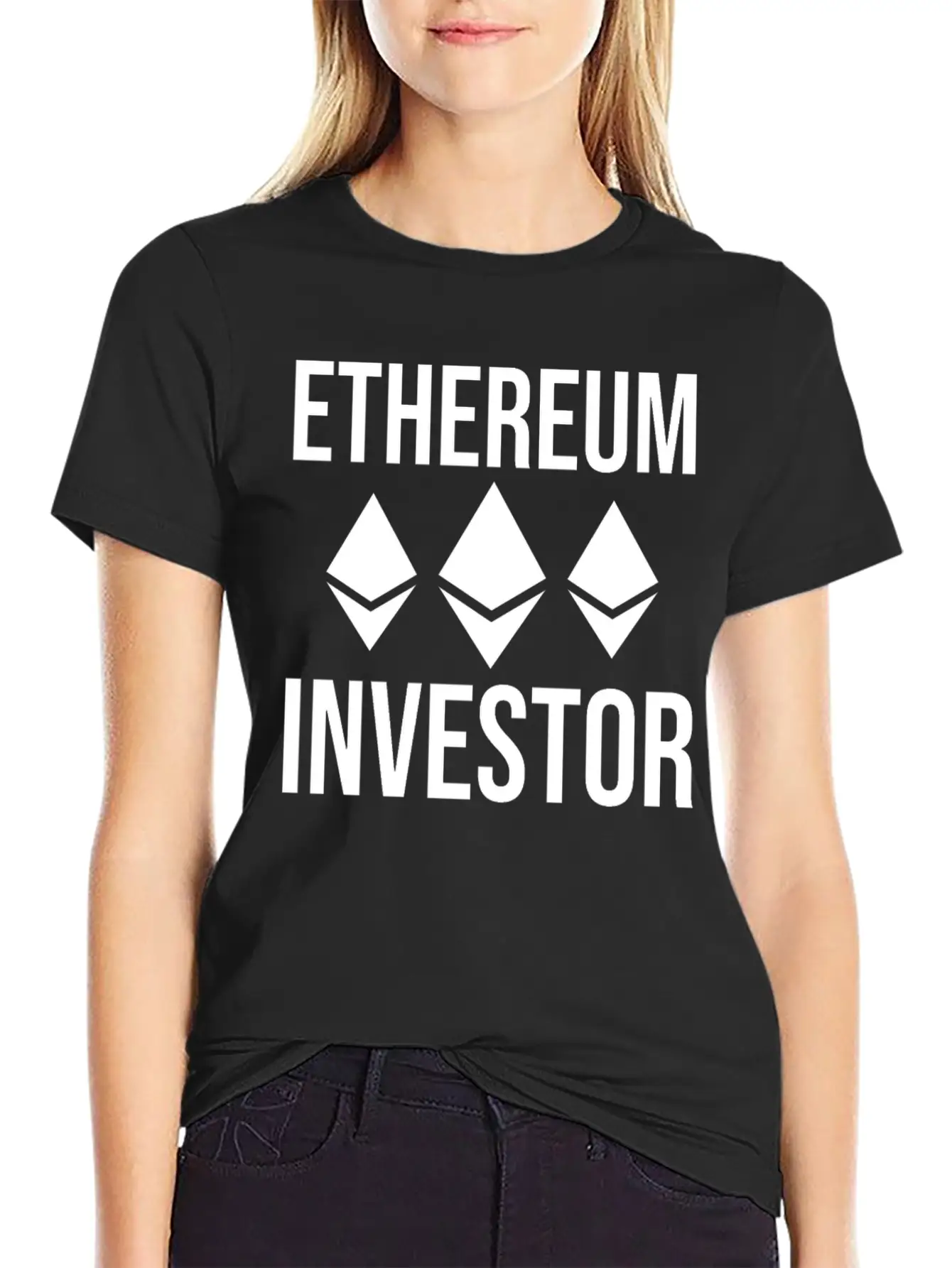 Ethereum ETH HODL Cryptocurrency Essential Cotton Tee For Daily Outfits – Unisex Style