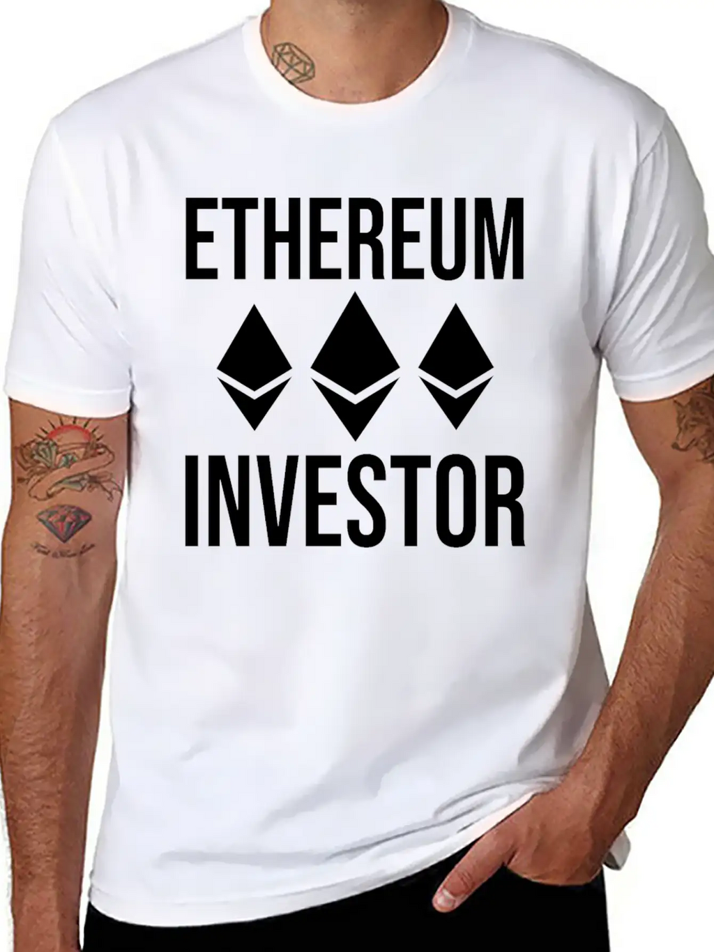 Ethereum ETH HODL Cryptocurrency Essential Cotton Tee For Daily Outfits – Unisex Style
