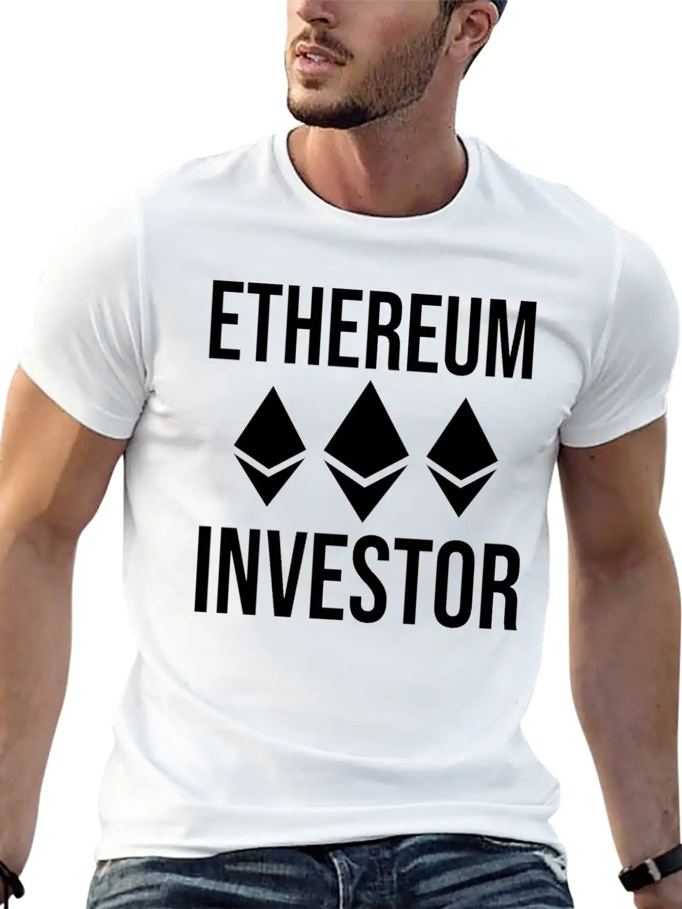 Ethereum ETH HODL Cryptocurrency Essential Cotton Tee For Daily Outfits – Unisex Style
