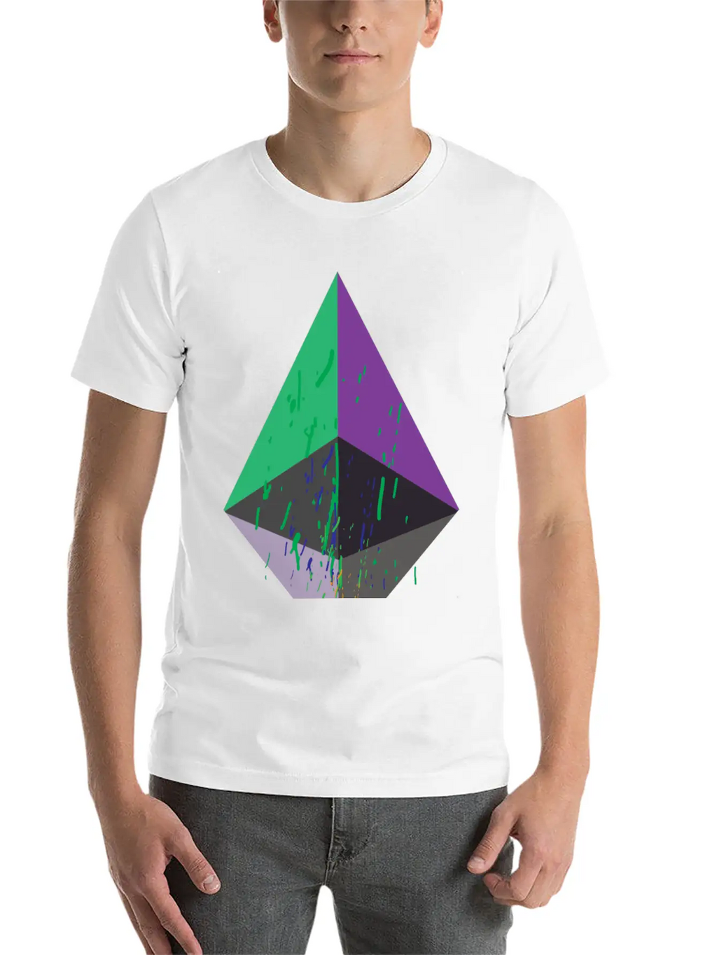 Ethereum Unisex Short Sleeve Soft Cotton T-Shirt – Casual Everyday Wear