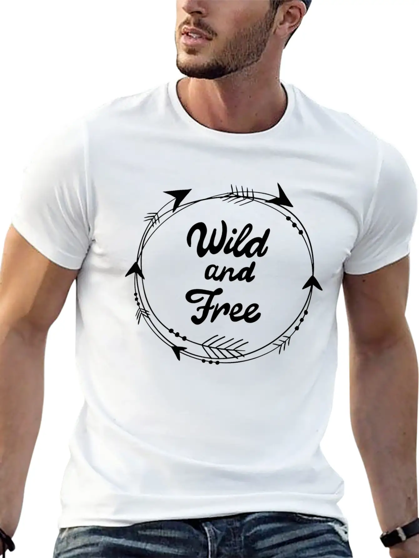Ethnic Unisex Short Sleeve Soft Cotton T-Shirt – Casual Everyday Wear