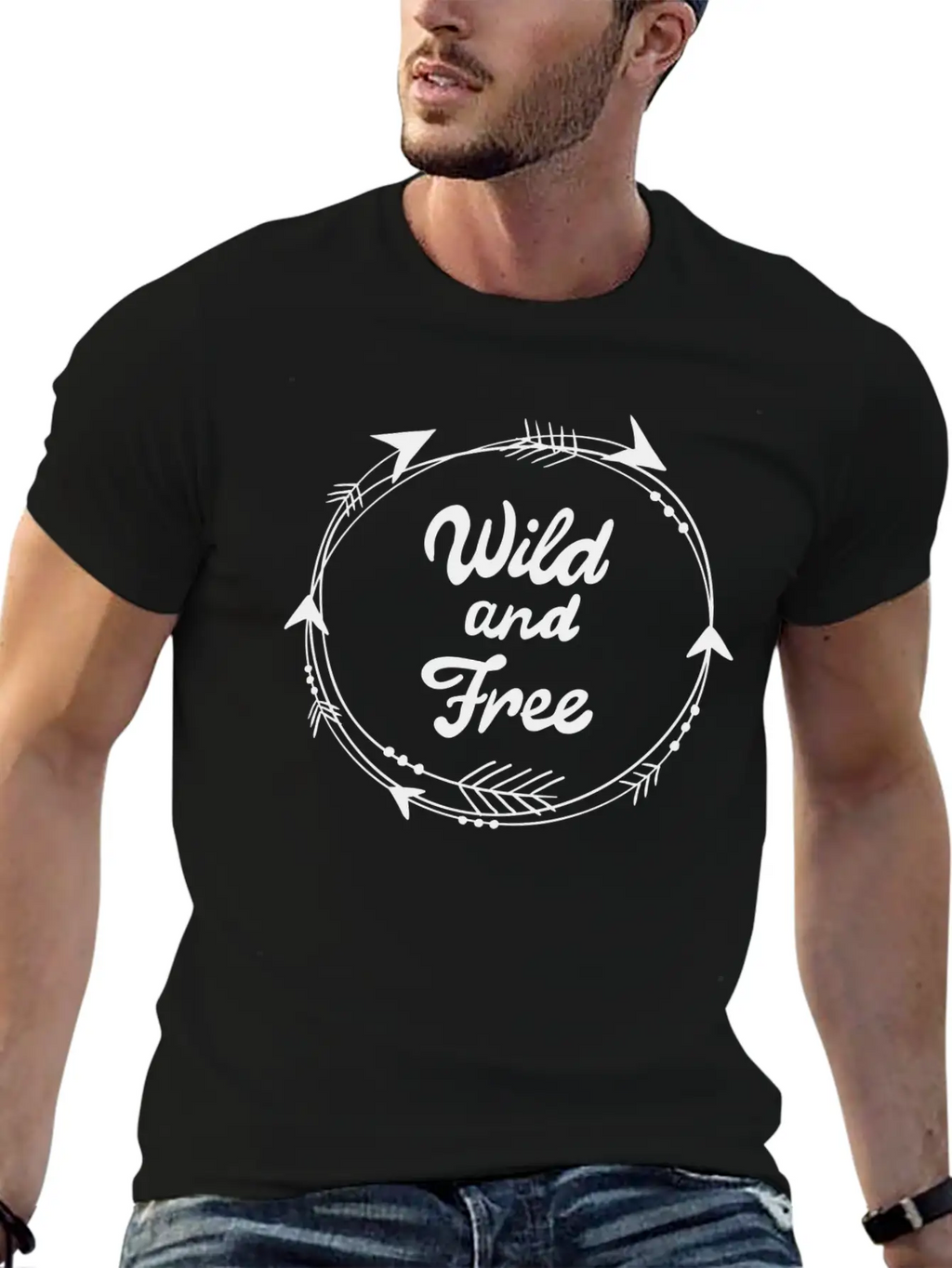 Ethnic Unisex Short Sleeve Soft Cotton T-Shirt – Casual Everyday Wear