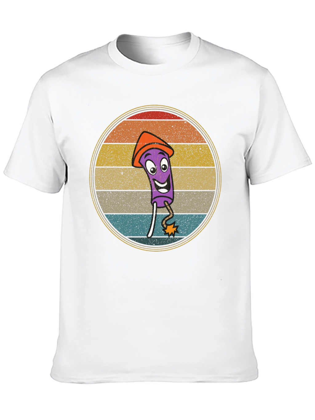 Retro Cartoon Firecracker T-Shirt