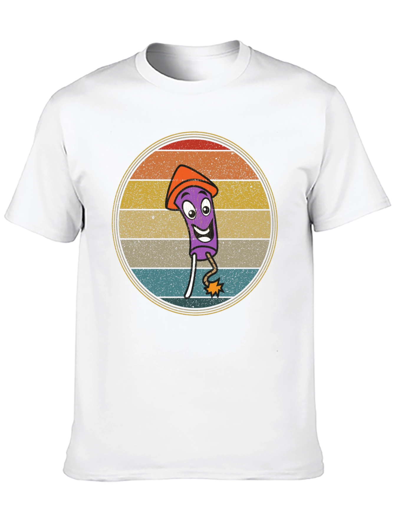 Retro Cartoon Firecracker T-Shirt