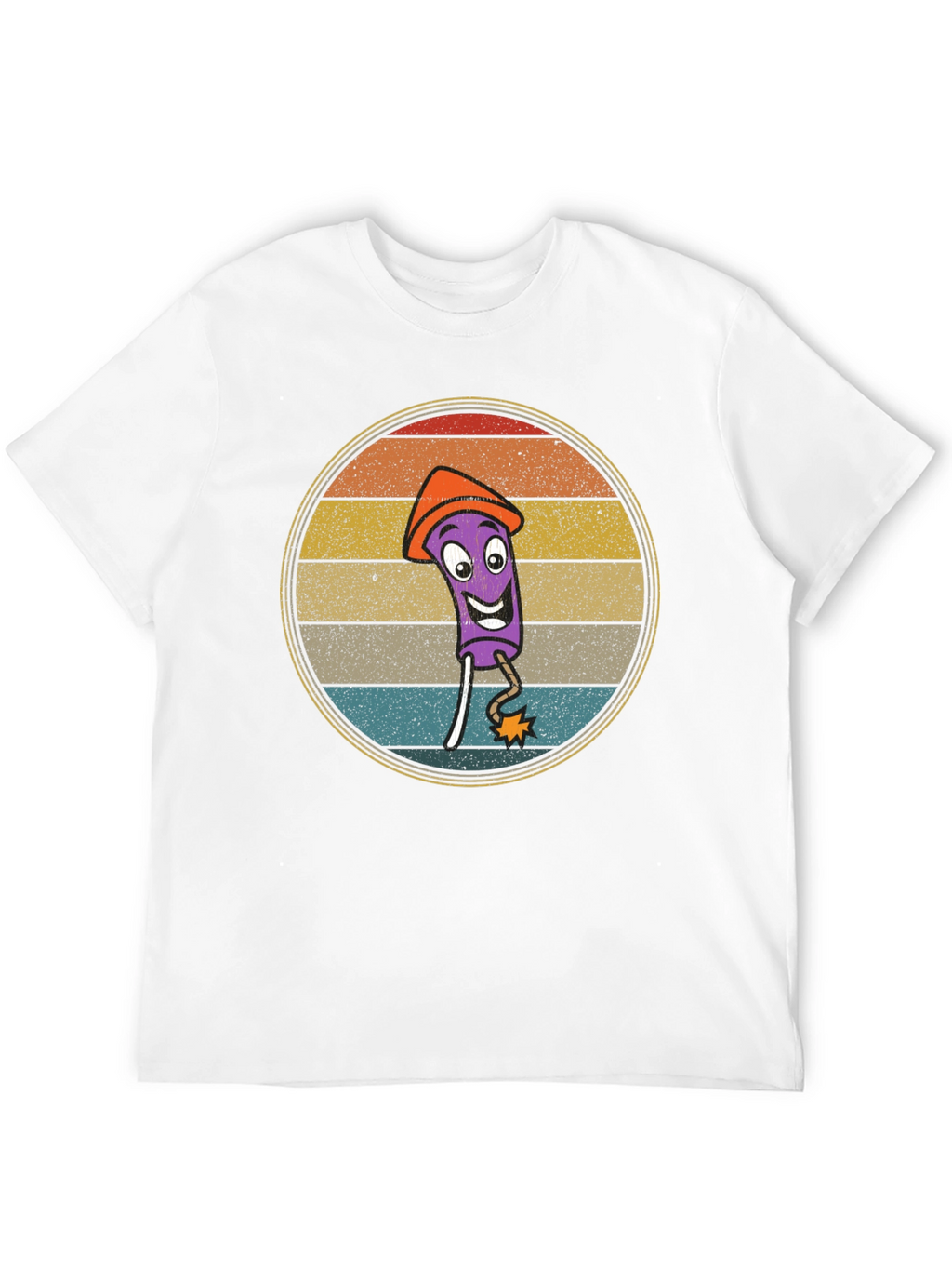 Retro Cartoon Firecracker T-Shirt