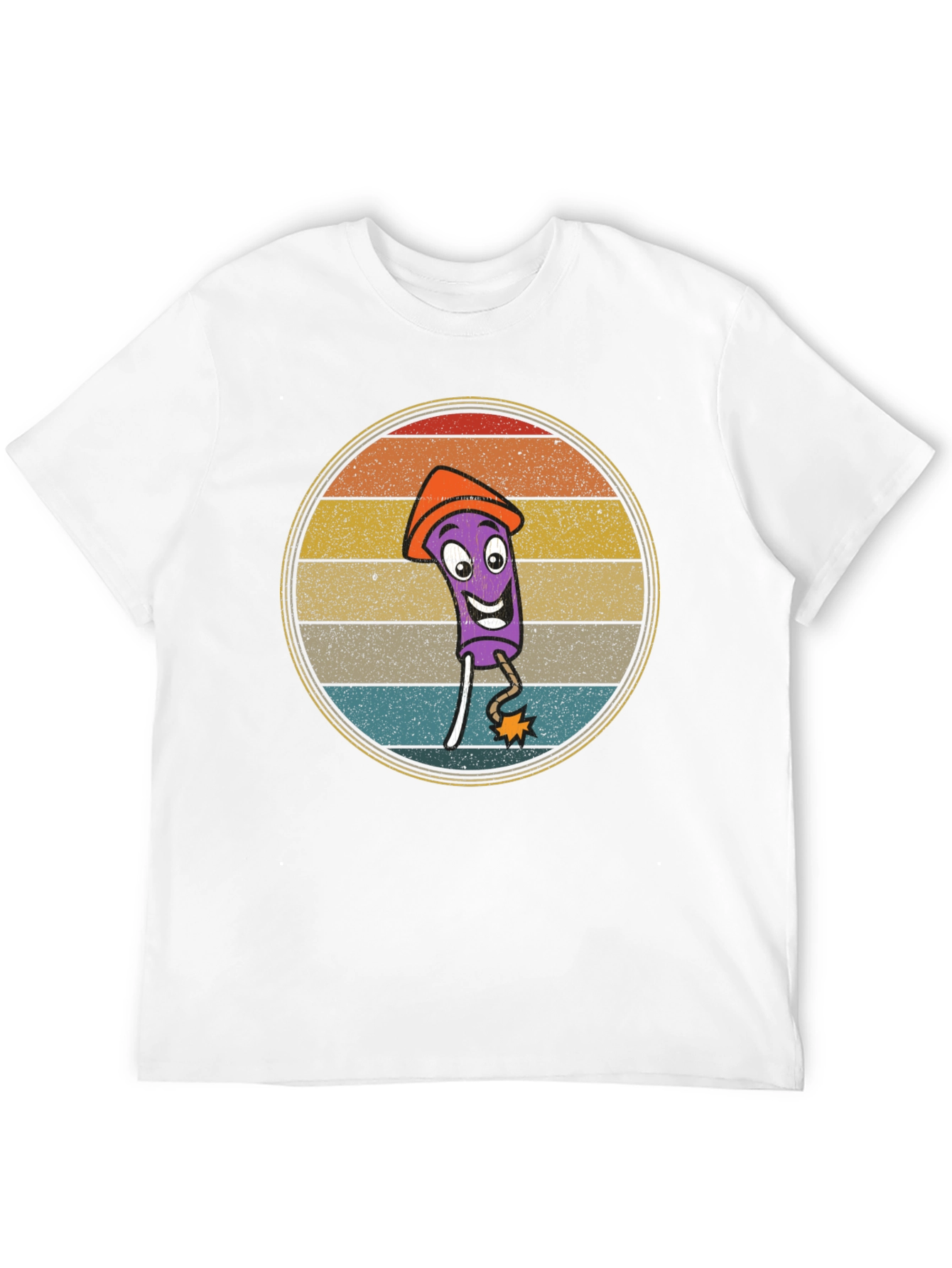 Retro Cartoon Firecracker T-Shirt