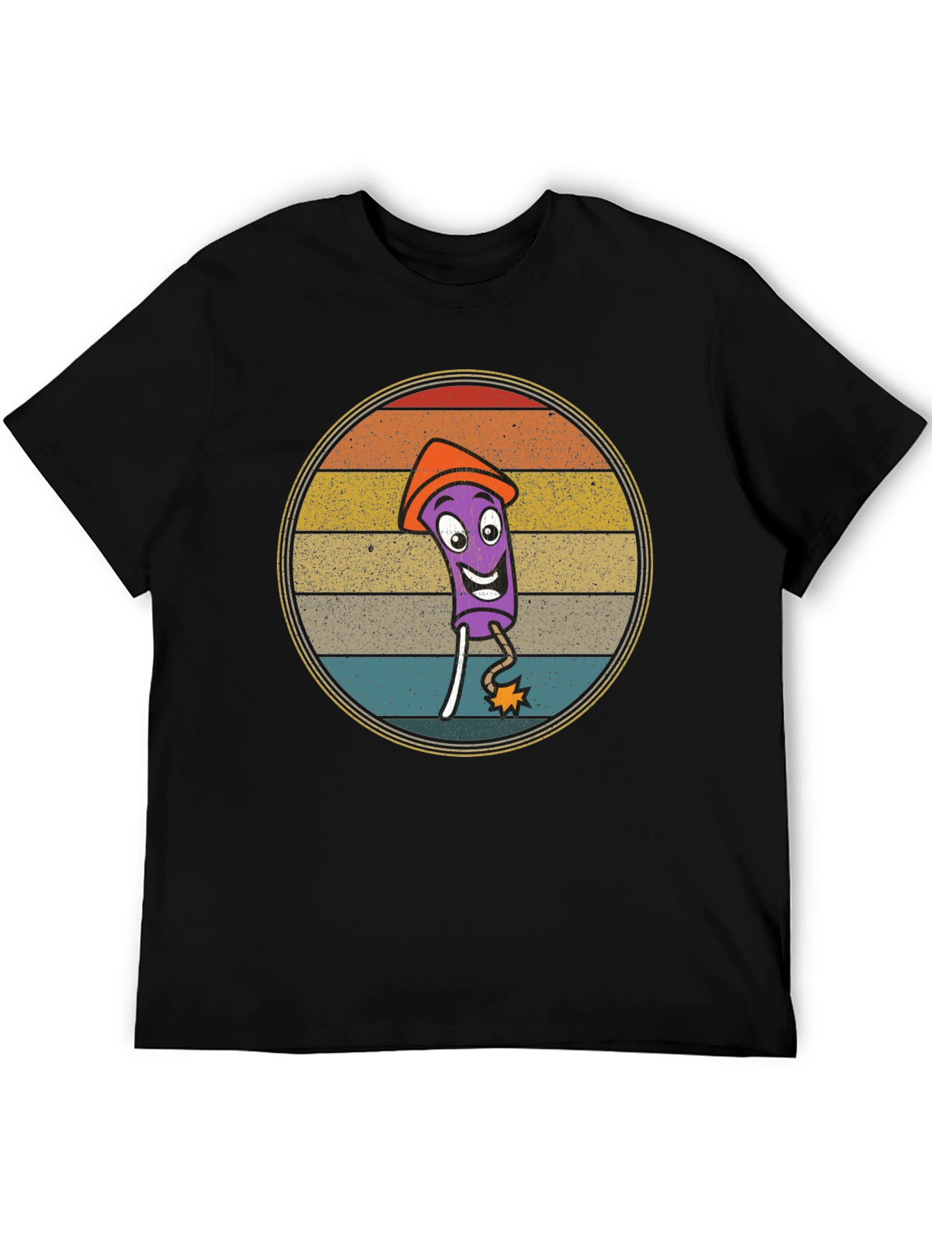 Retro Cartoon Firecracker T-Shirt