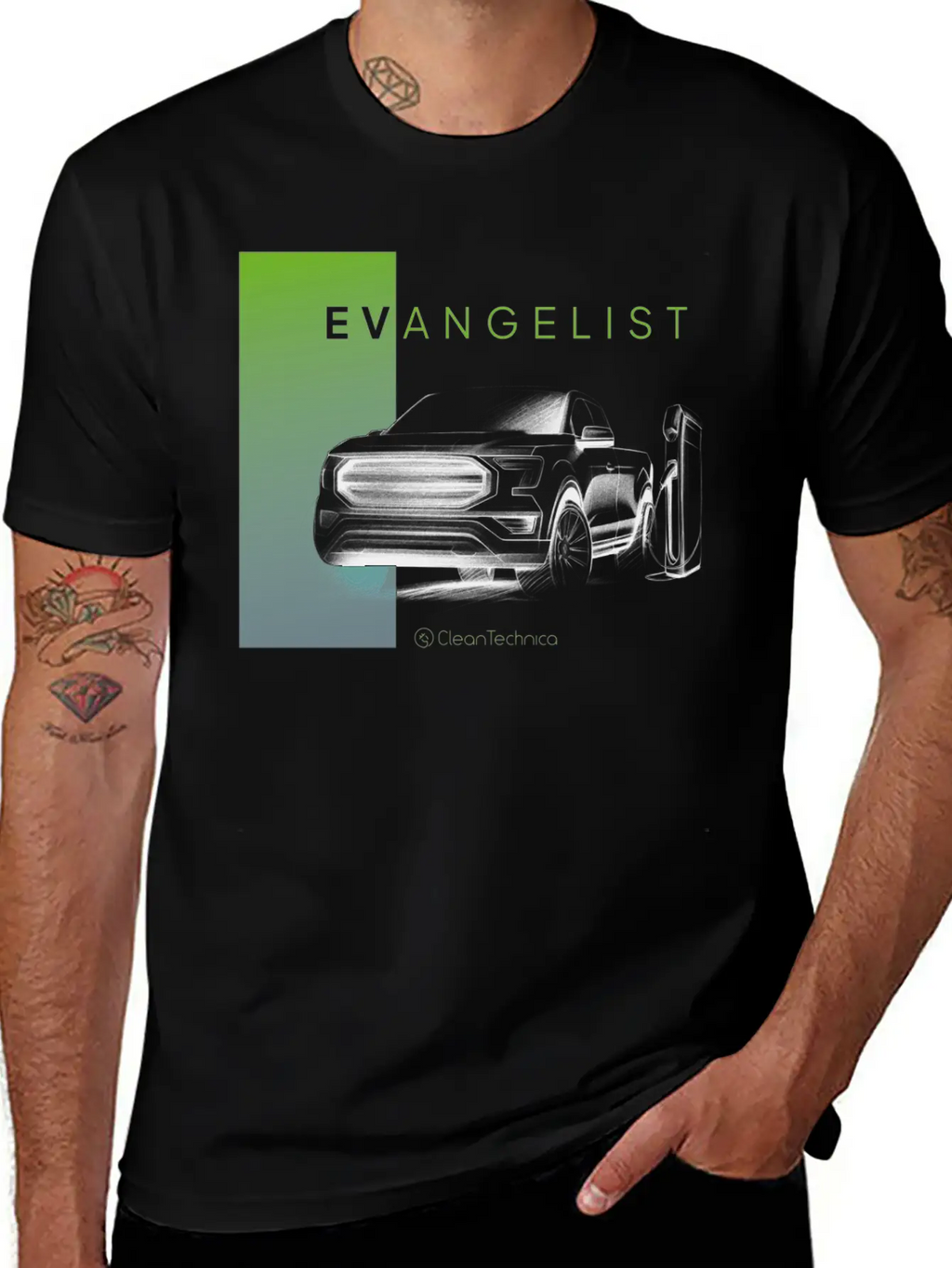 Evangelist Ford F 150 Lightning Unisex Short Sleeve Soft Cotton T-Shirt – Casual Everyday Wear