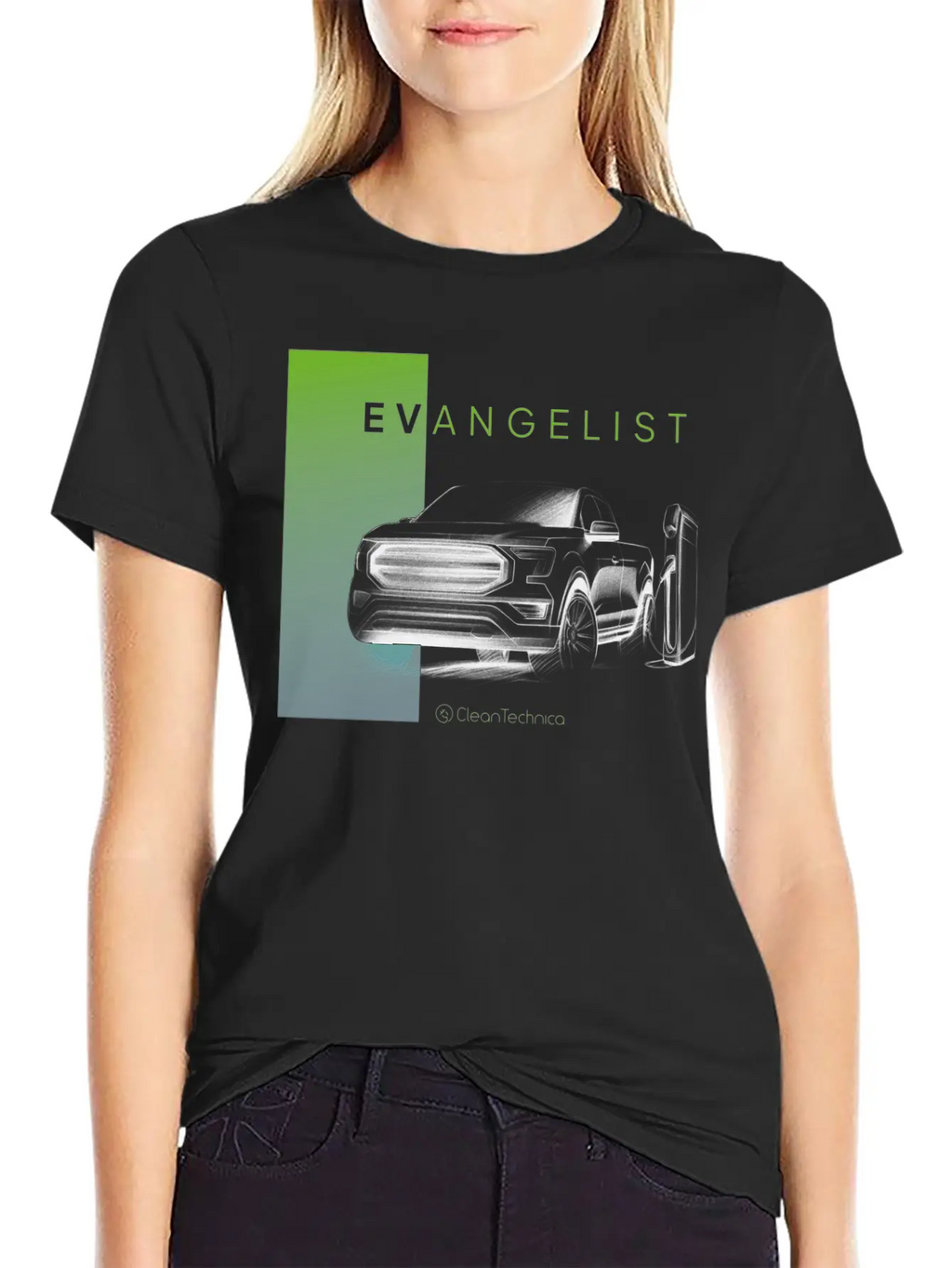 Evangelist Ford F 150 Lightning Unisex Short Sleeve Soft Cotton T-Shirt – Casual Everyday Wear