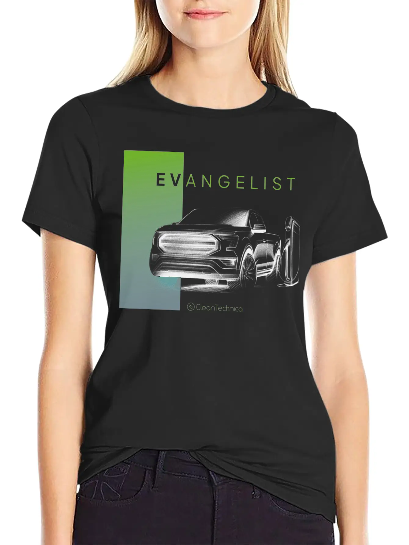 Evangelist Ford F 150 Lightning Unisex Short Sleeve Soft Cotton T-Shirt – Casual Everyday Wear