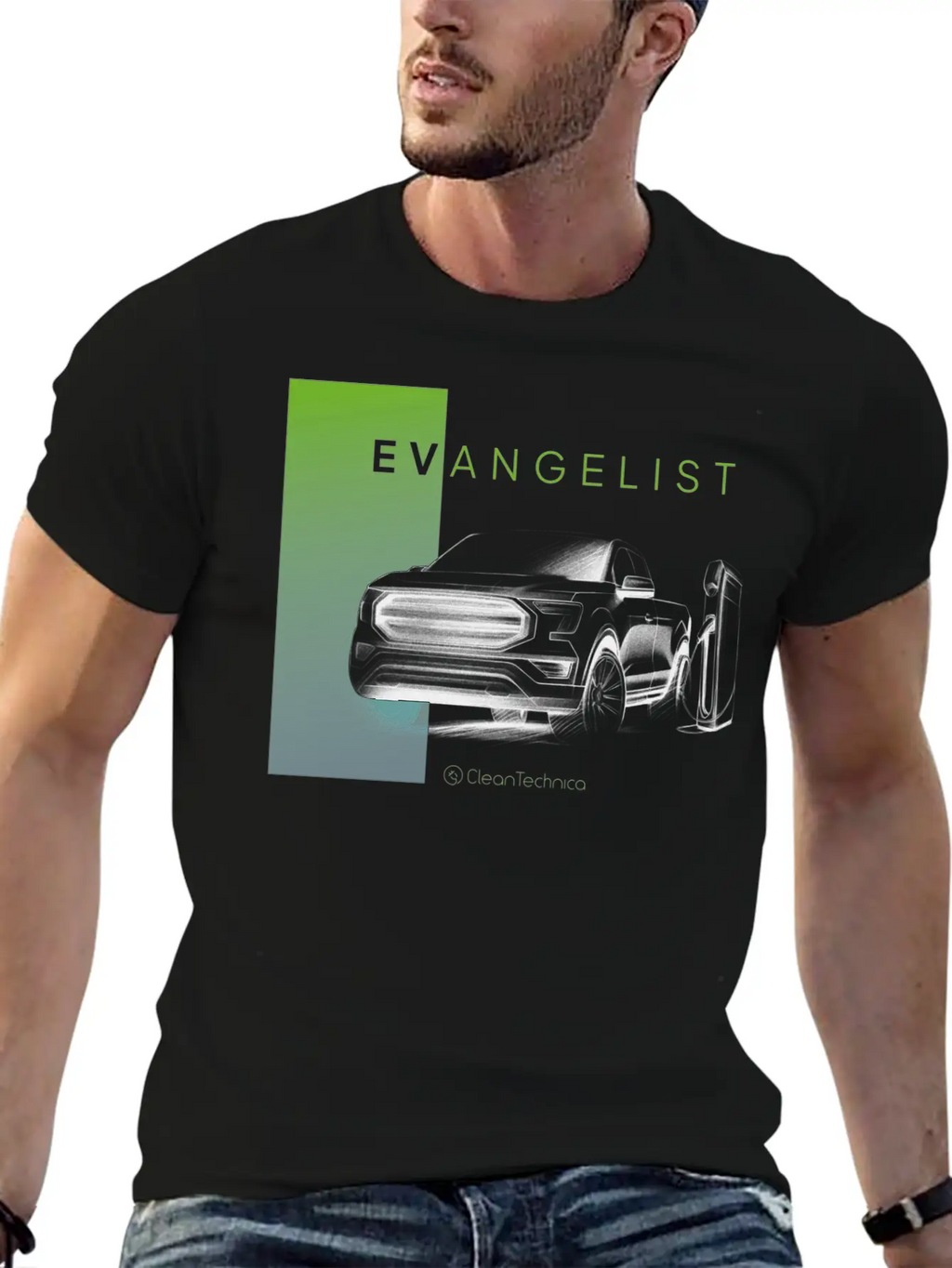Evangelist Ford F 150 Lightning Unisex Short Sleeve Soft Cotton T-Shirt – Casual Everyday Wear