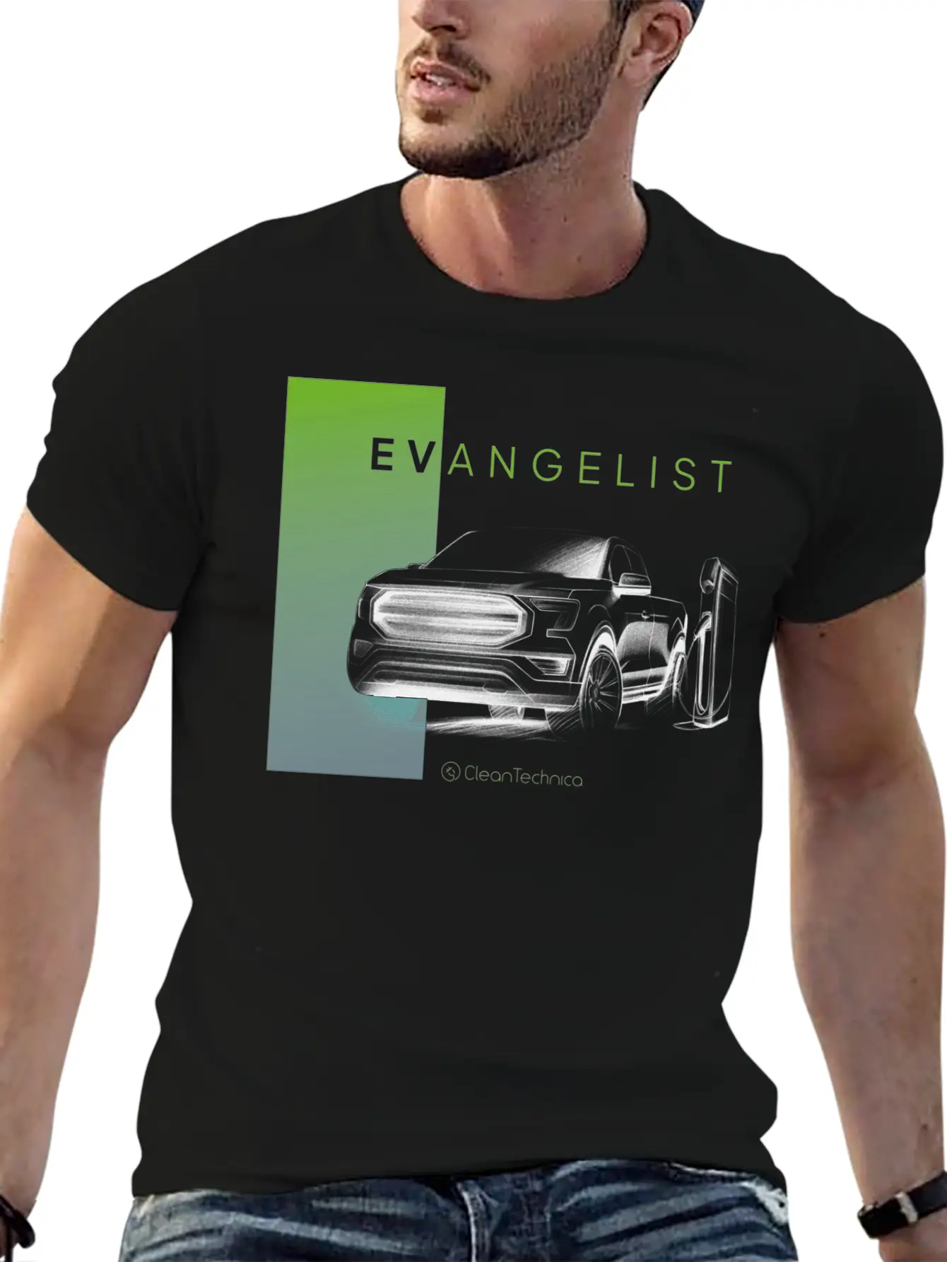 Evangelist Ford F 150 Lightning Unisex Short Sleeve Soft Cotton T-Shirt – Casual Everyday Wear