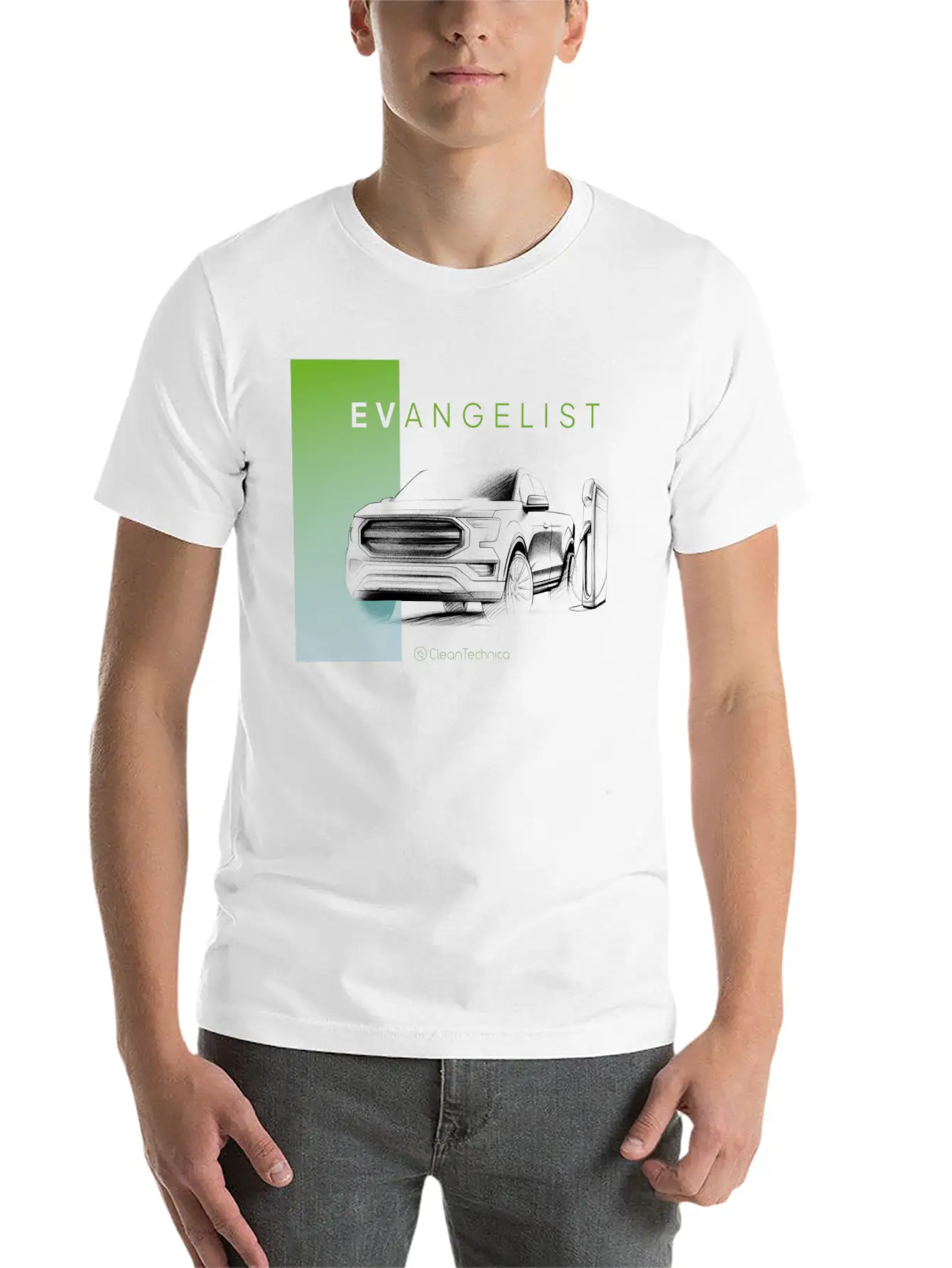 Evangelist Ford F 150 Lightning Unisex Short Sleeve Soft Cotton T-Shirt – Casual Everyday Wear