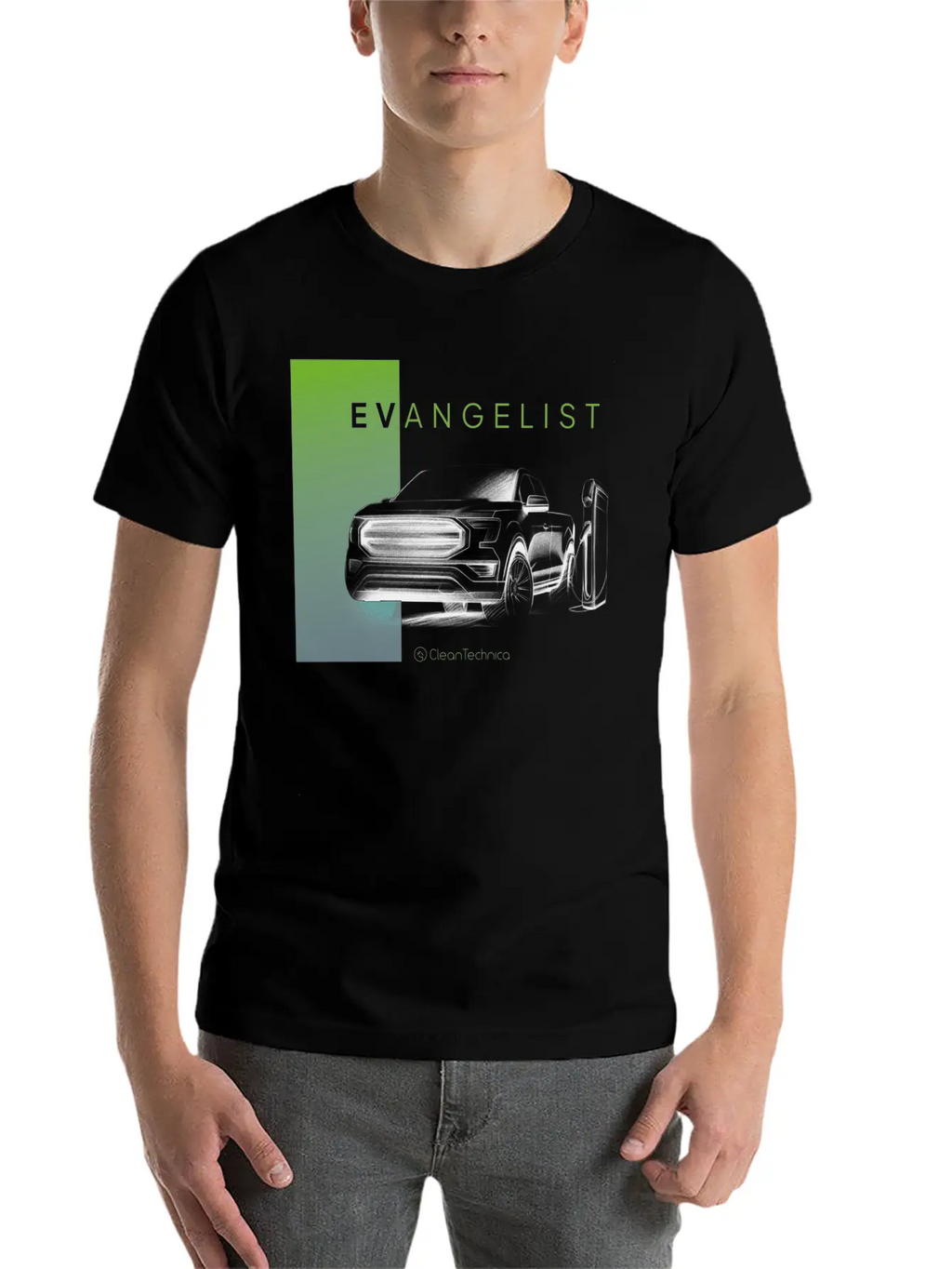 Evangelist Ford F 150 Lightning Unisex Short Sleeve Soft Cotton T-Shirt – Casual Everyday Wear