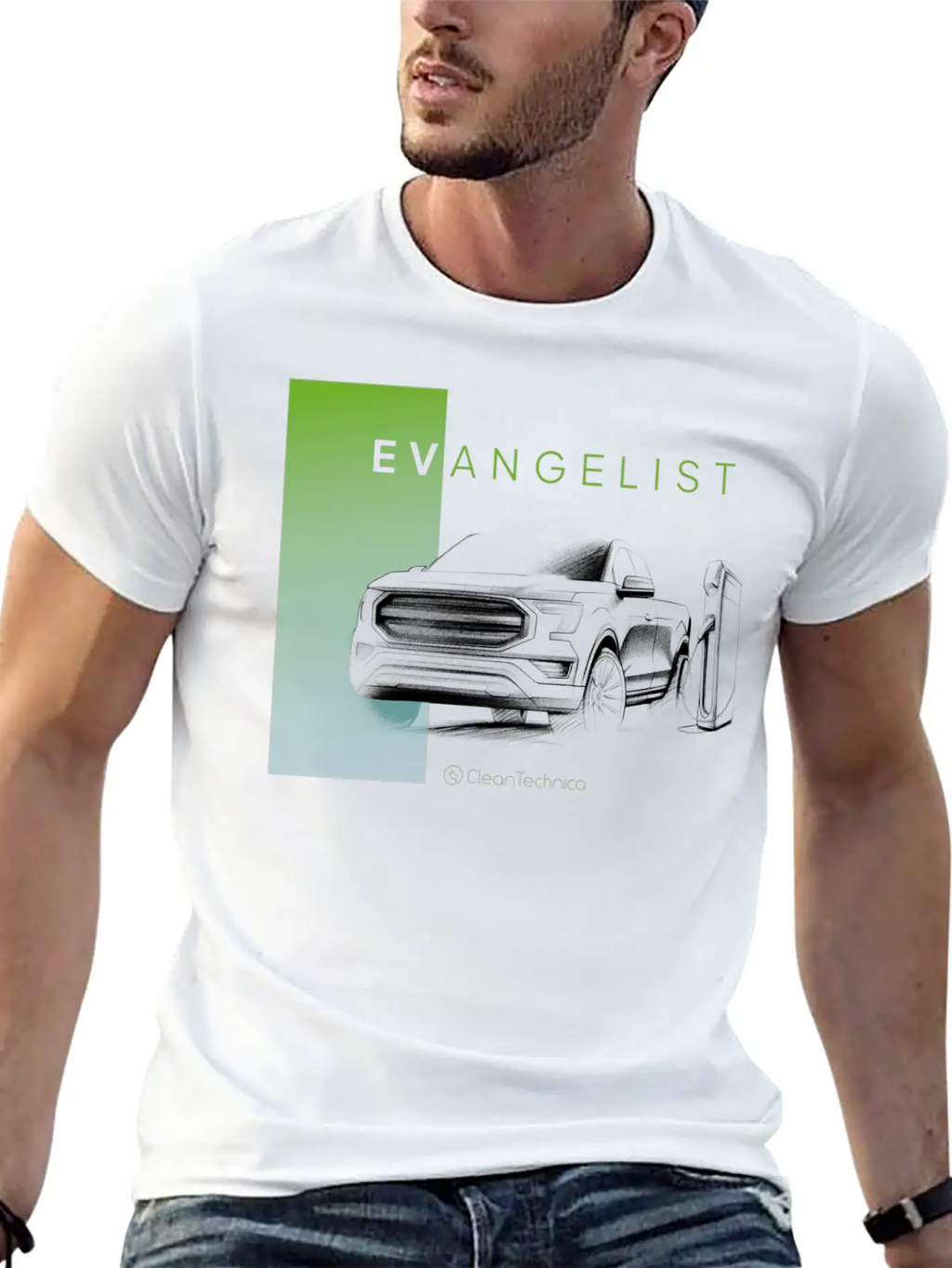 Evangelist Ford F 150 Lightning Unisex Short Sleeve Soft Cotton T-Shirt – Casual Everyday Wear