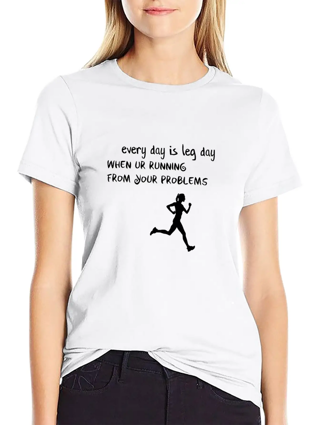 Every Day Is Leg Day Breathable Soft Cotton T-Shirt – Timeless Casual Look