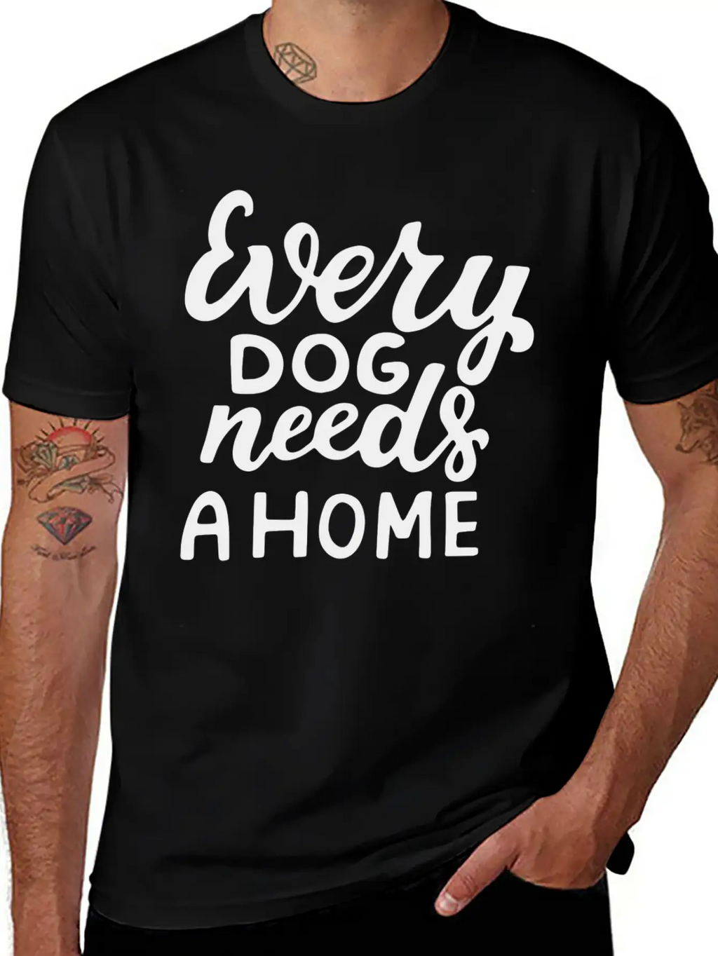 Every Dog Unisex Short Sleeve Soft Cotton T-Shirt – Casual Everyday Wear