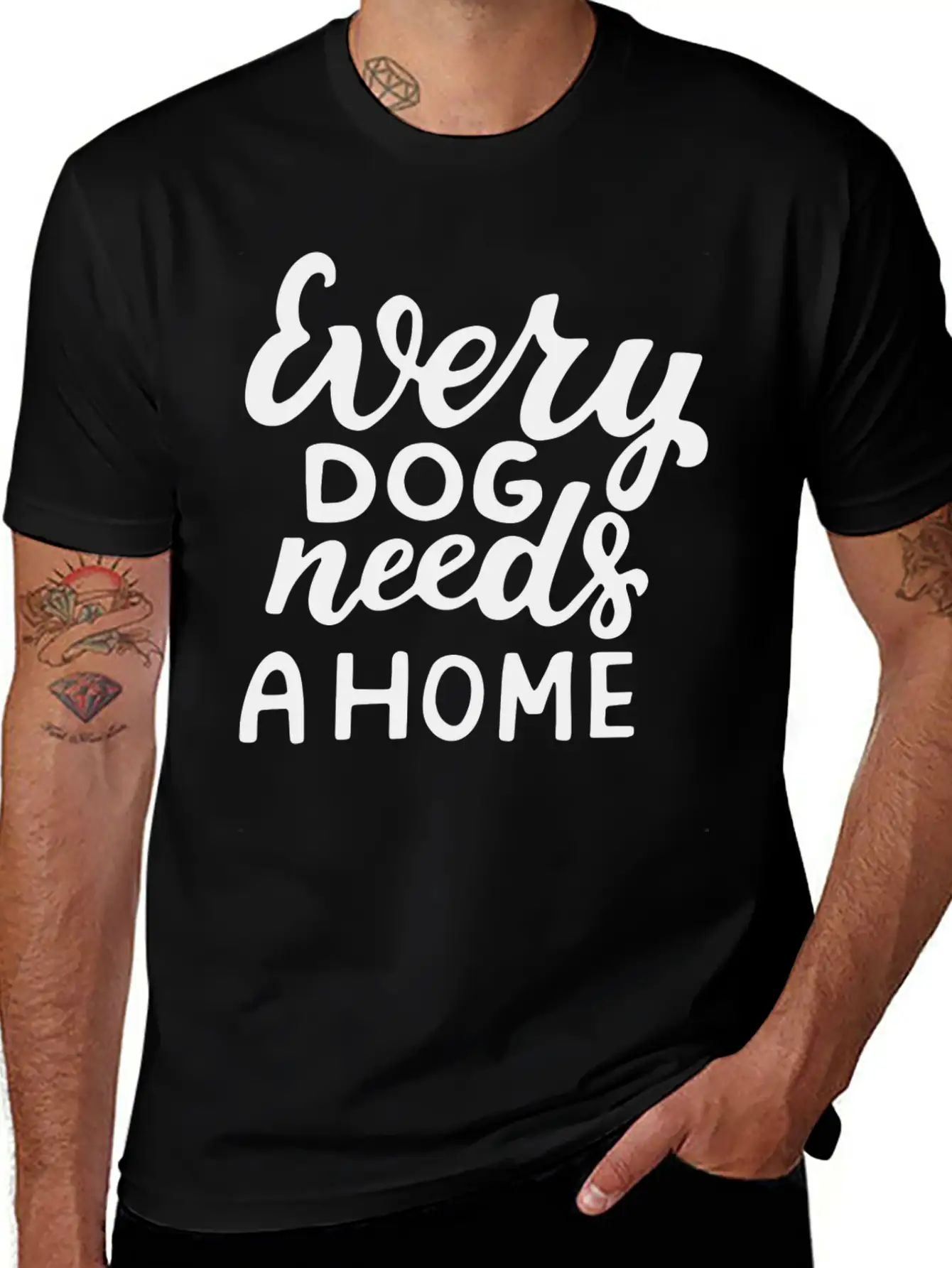 Every Dog Unisex Short Sleeve Soft Cotton T-Shirt – Casual Everyday Wear