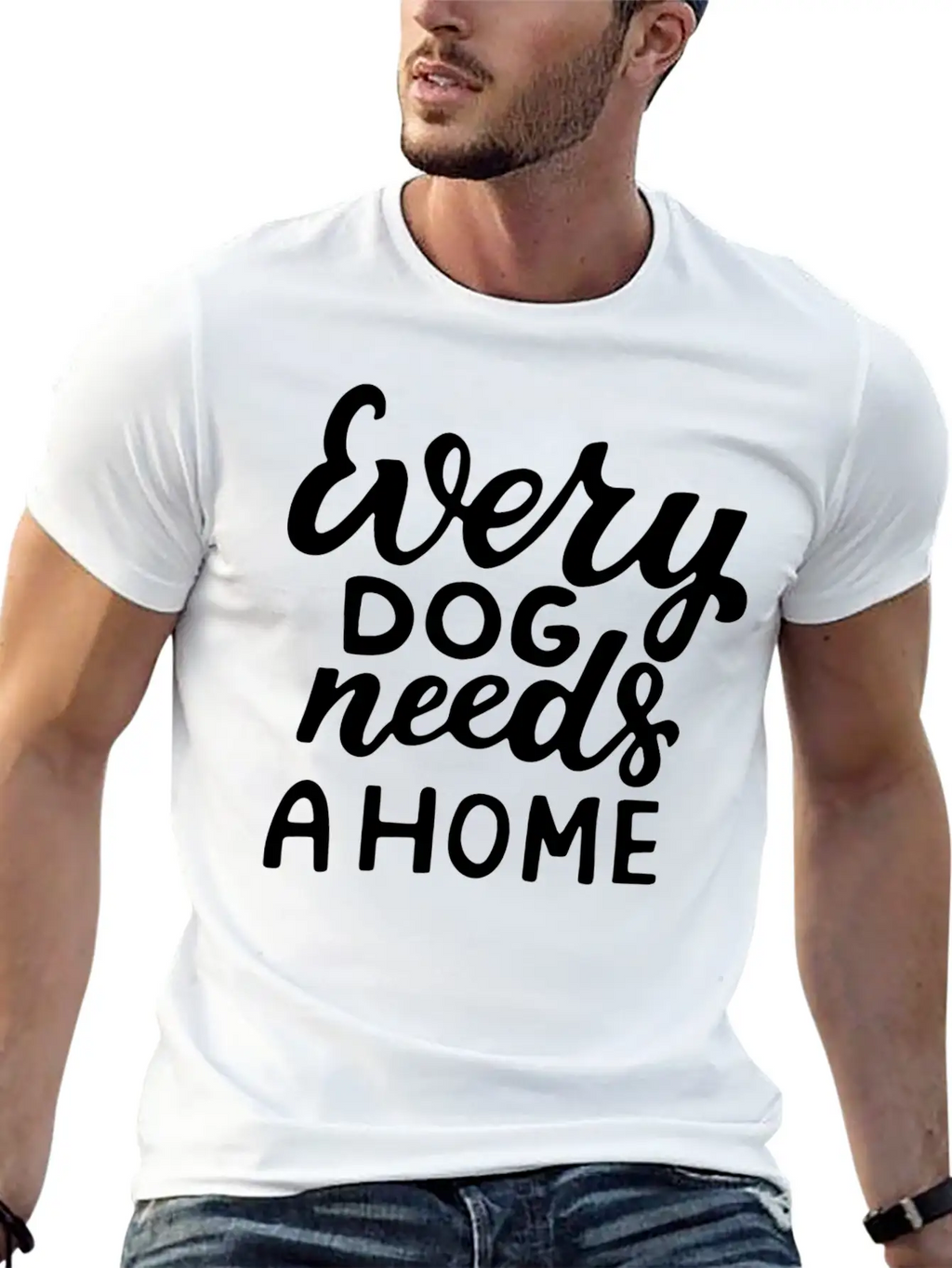 Every Dog Unisex Short Sleeve Soft Cotton T-Shirt – Casual Everyday Wear