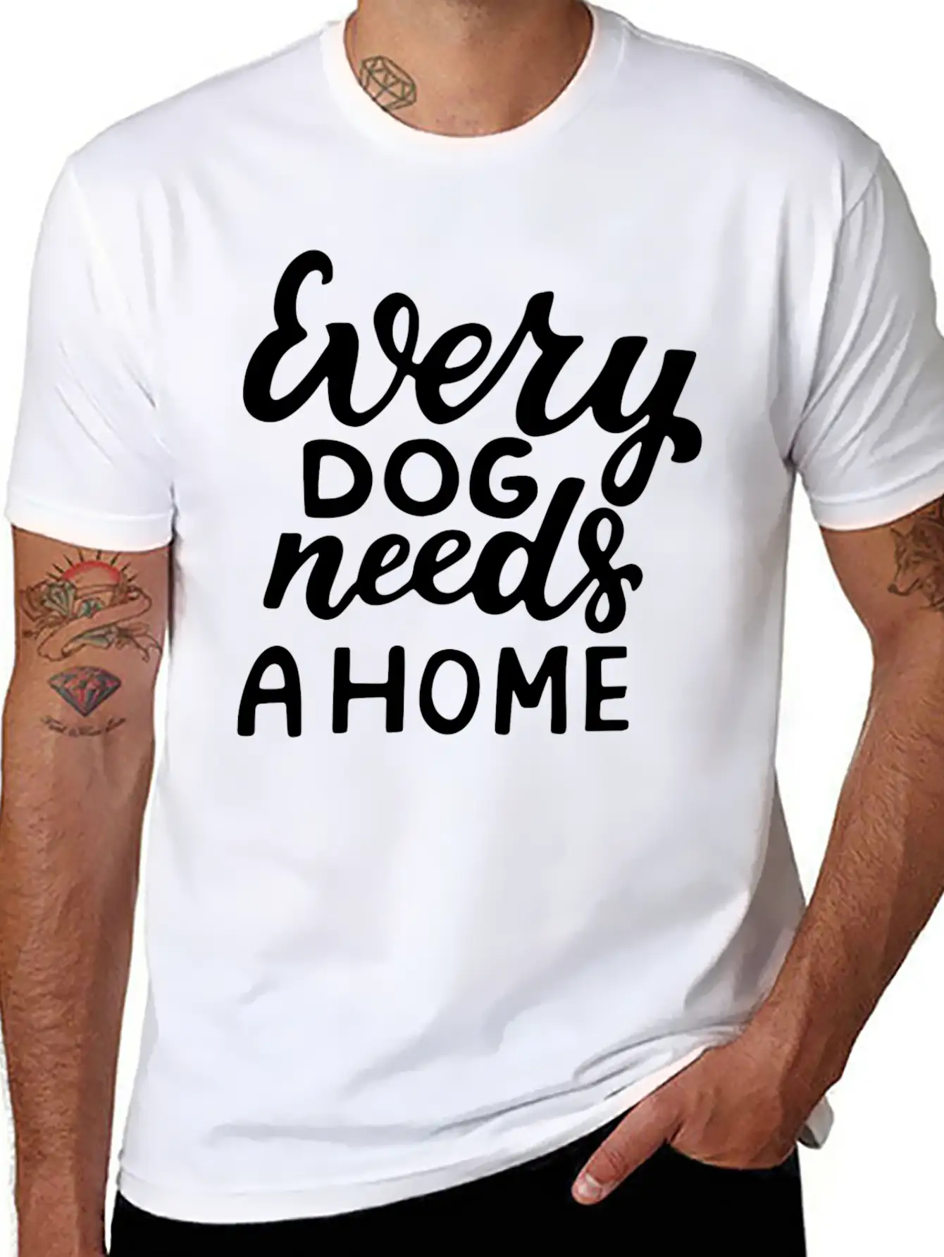 Every Dog Unisex Short Sleeve Soft Cotton T-Shirt – Casual Everyday Wear