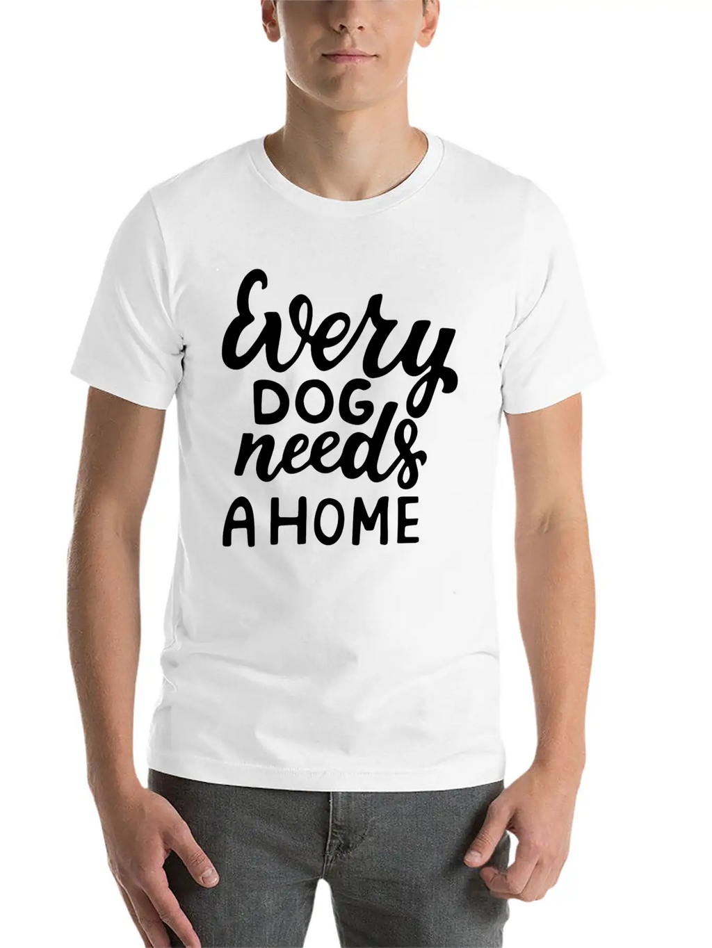 Every Dog Unisex Short Sleeve Soft Cotton T-Shirt – Casual Everyday Wear