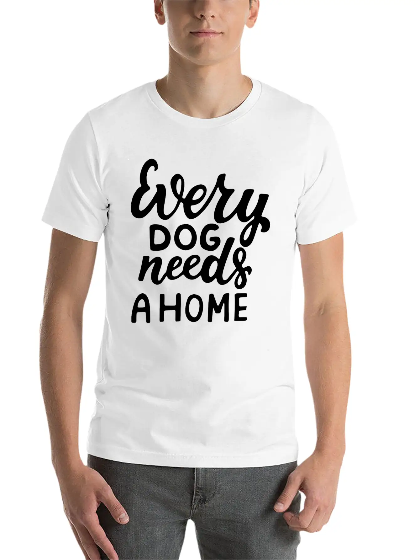 Every Dog Unisex Short Sleeve Soft Cotton T-Shirt – Casual Everyday Wear
