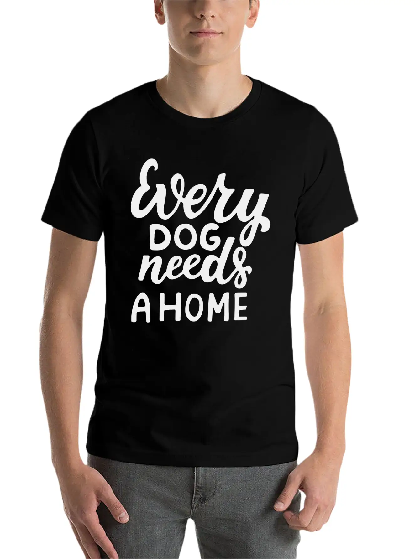 Every Dog Unisex Short Sleeve Soft Cotton T-Shirt – Casual Everyday Wear