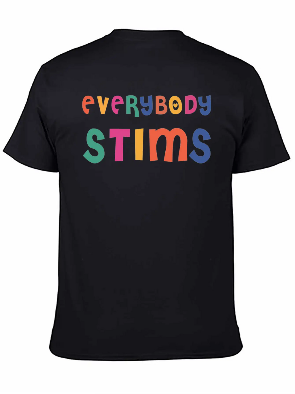 Everybody Stims Blue Unisex Casual T-Shirt – Clean Design For Daily Comfort