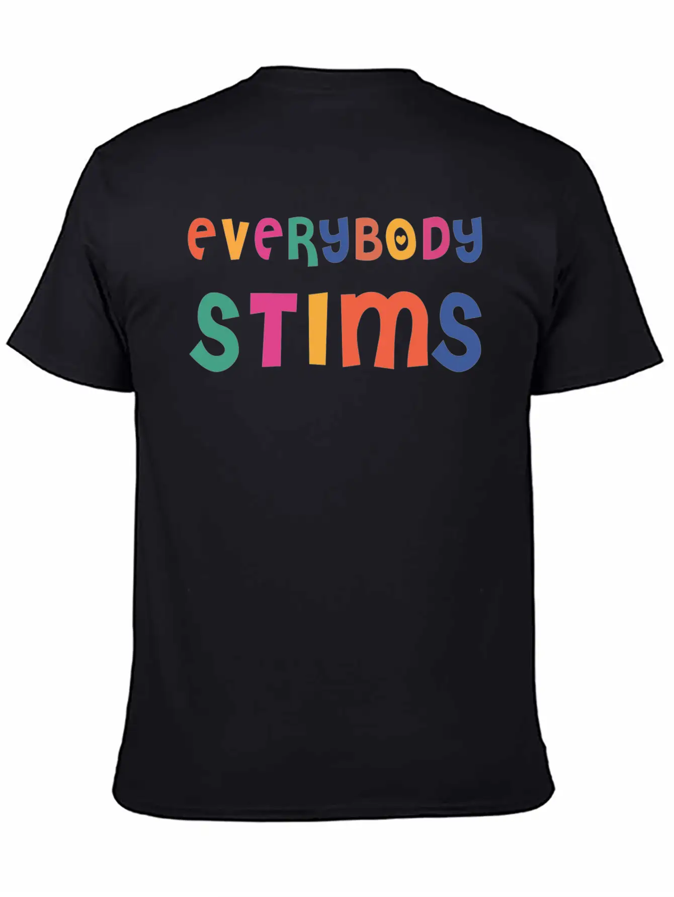 Everybody Stims Blue Unisex Casual T-Shirt – Clean Design For Daily Comfort