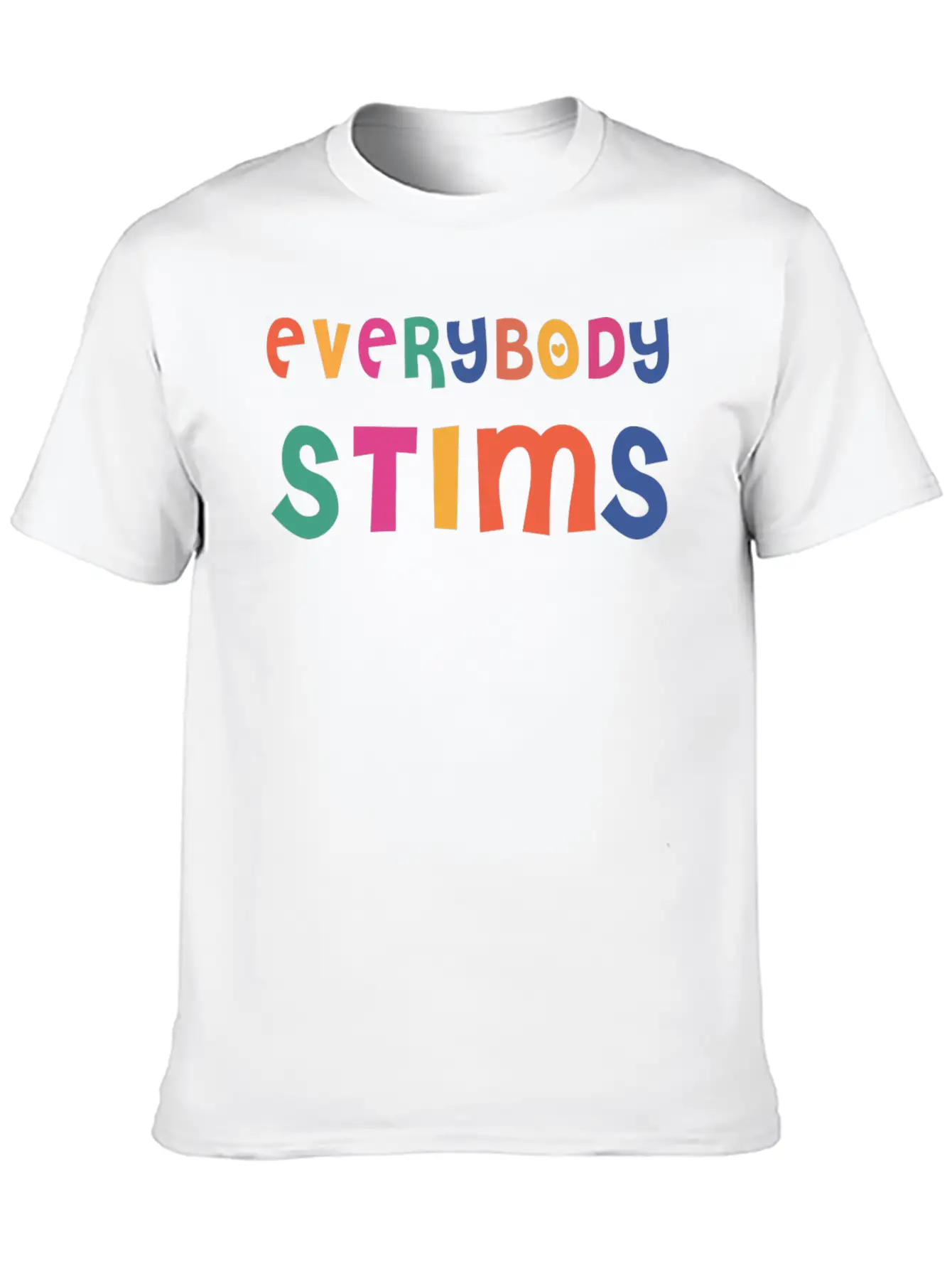 Everybody Stims Blue Unisex Casual T-Shirt – Clean Design For Daily Comfort