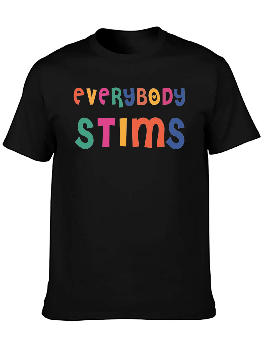Everybody Stims Blue Unisex Casual T-Shirt – Clean Design For Daily Comfort