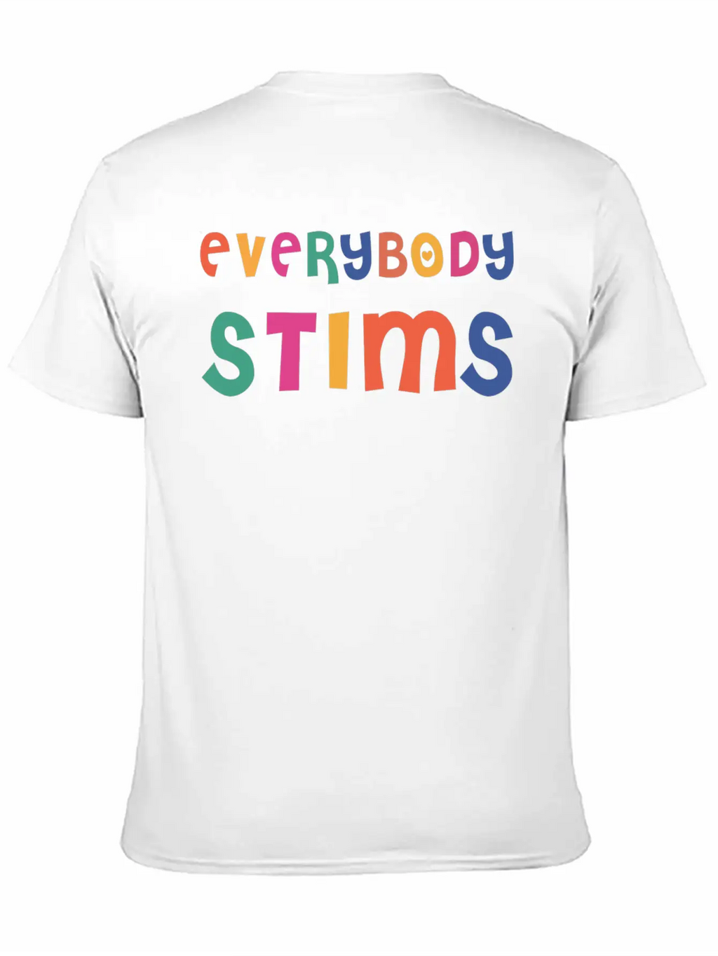 Everybody Stims Blue Unisex Casual T-Shirt – Clean Design For Daily Comfort