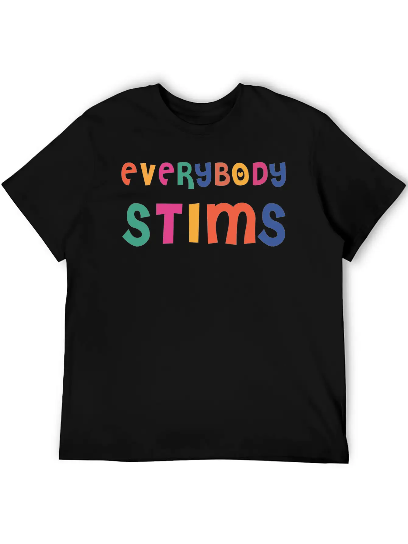 Everybody Stims Blue Unisex Casual T-Shirt – Clean Design For Daily Comfort