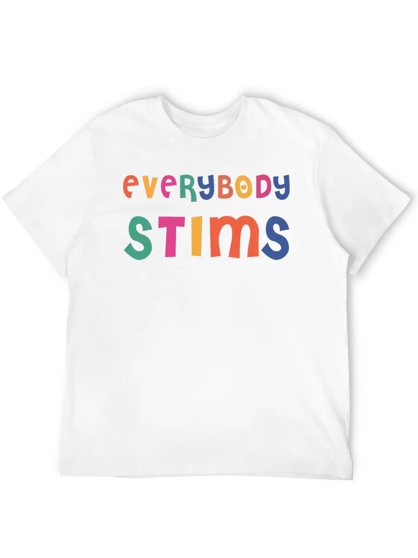 Everybody Stims Blue Unisex Casual T-Shirt – Clean Design For Daily Comfort