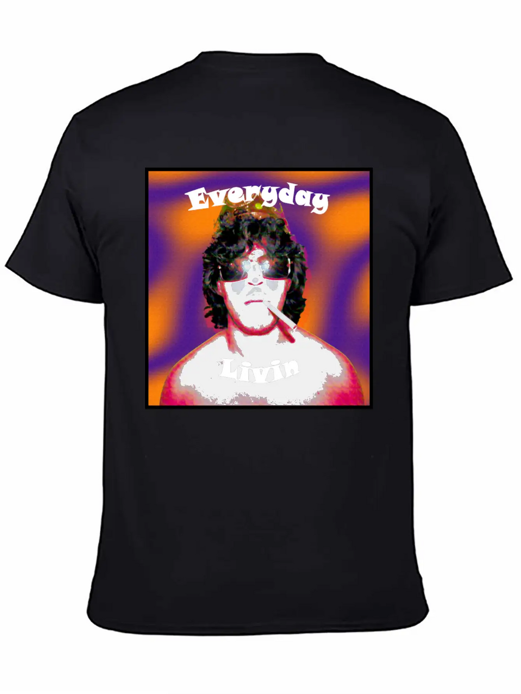 Everyday Livin Album Cover Stylish Everyday T-Shirt – Unisex Basic Cotton Tee
