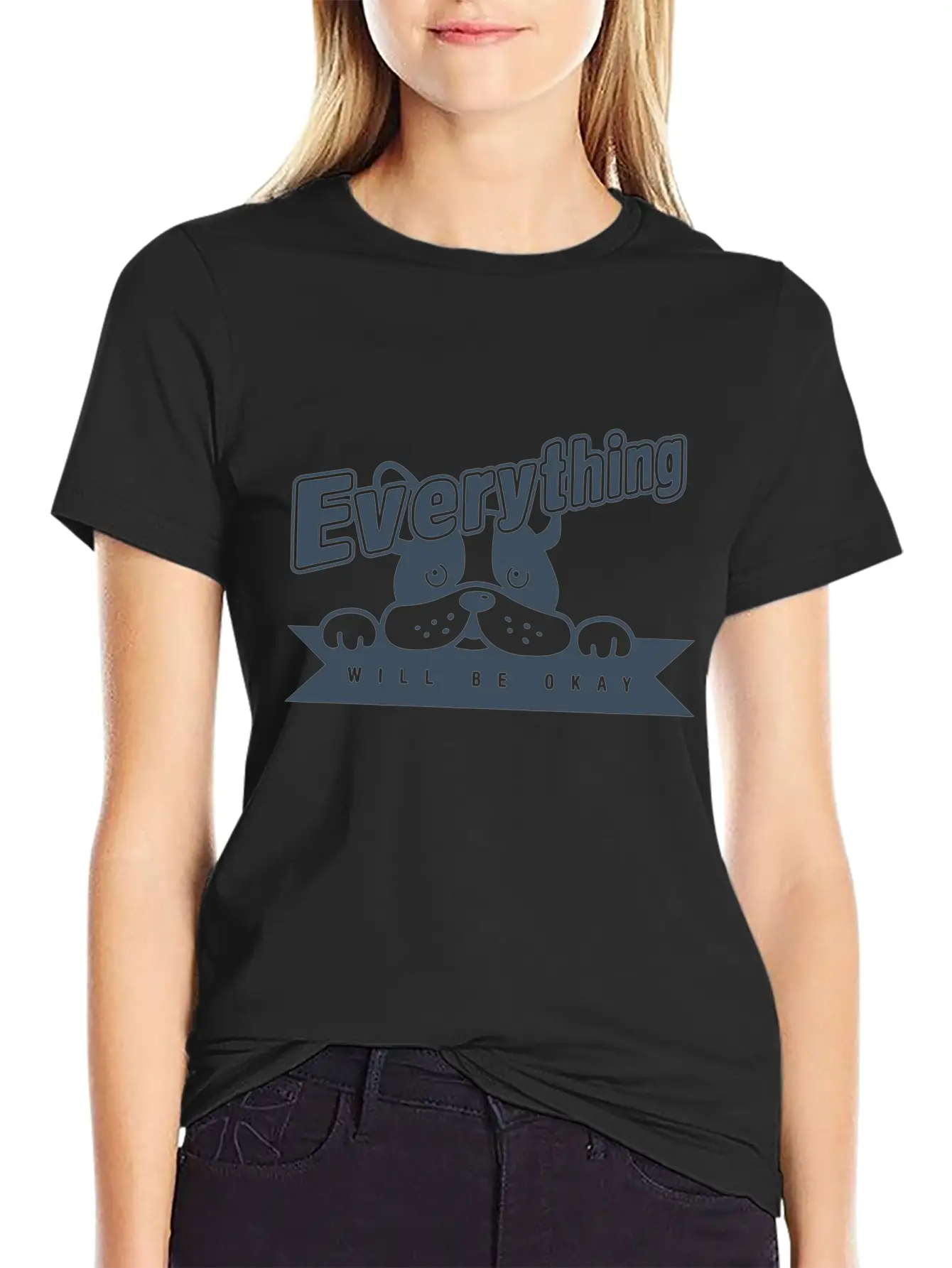 Everything Will Be Okay Unisex Casual T-Shirt – Clean Design For Daily Comfort